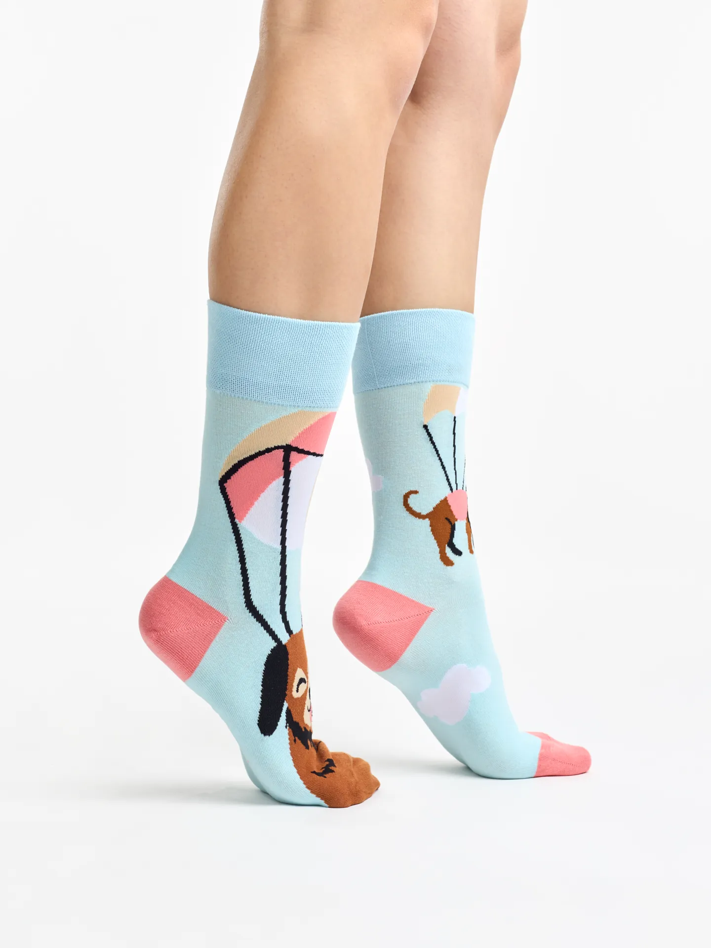 Lustige Socken Fliegende Katzen und Hunde - Image 3
