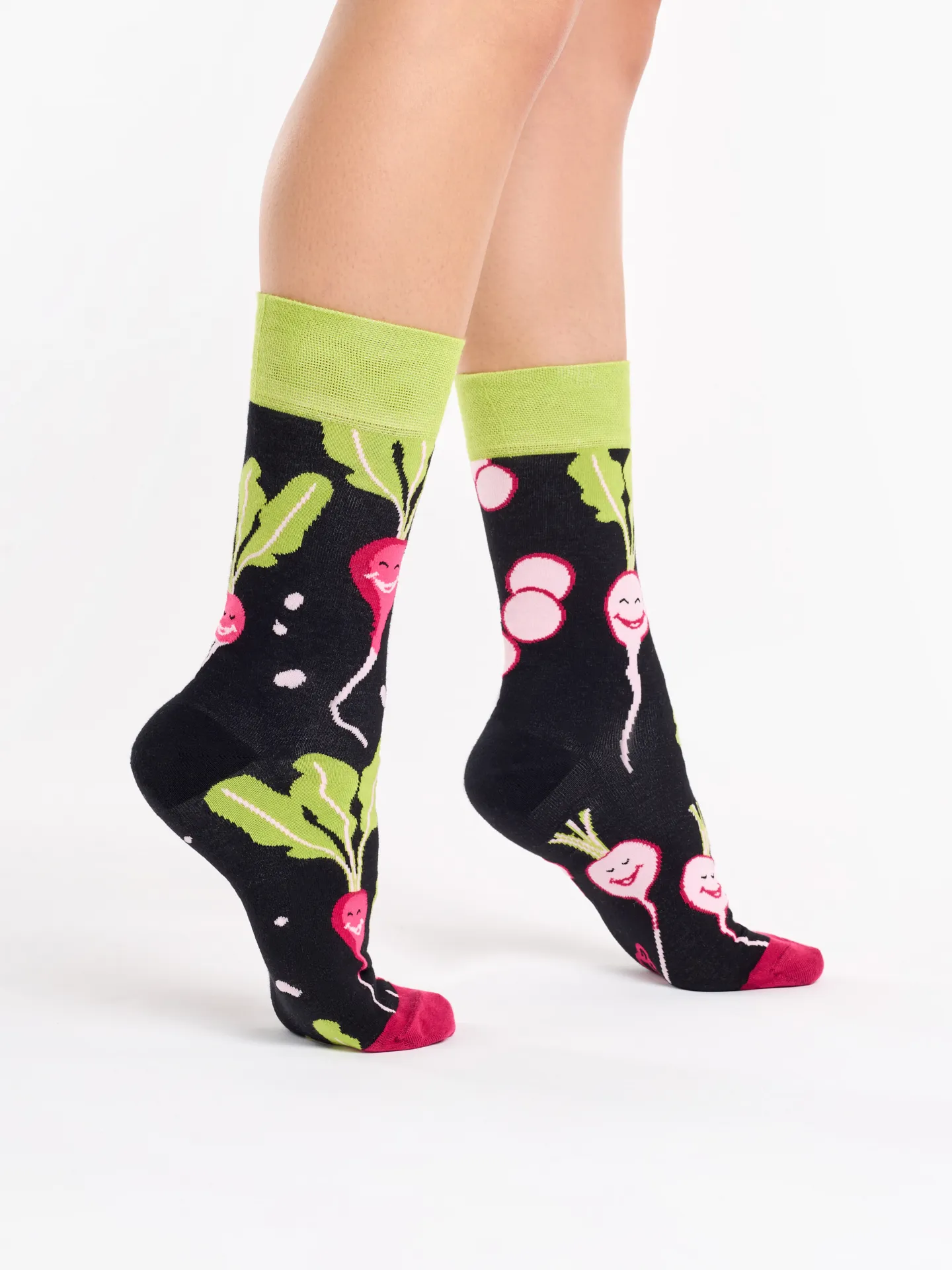 Lustige Socken Fröhliches Radieschen - Image 3