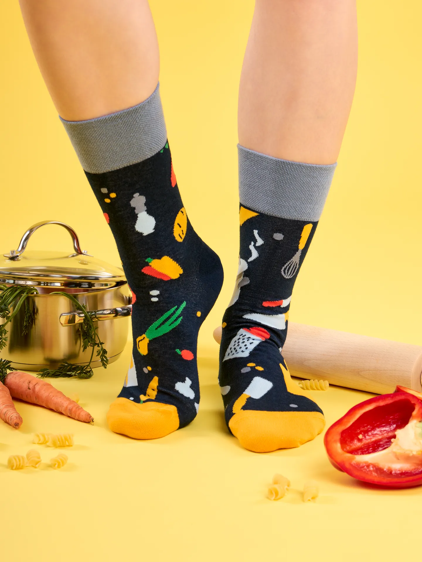 Lustige Socken Gesundes Kochen - Image 4