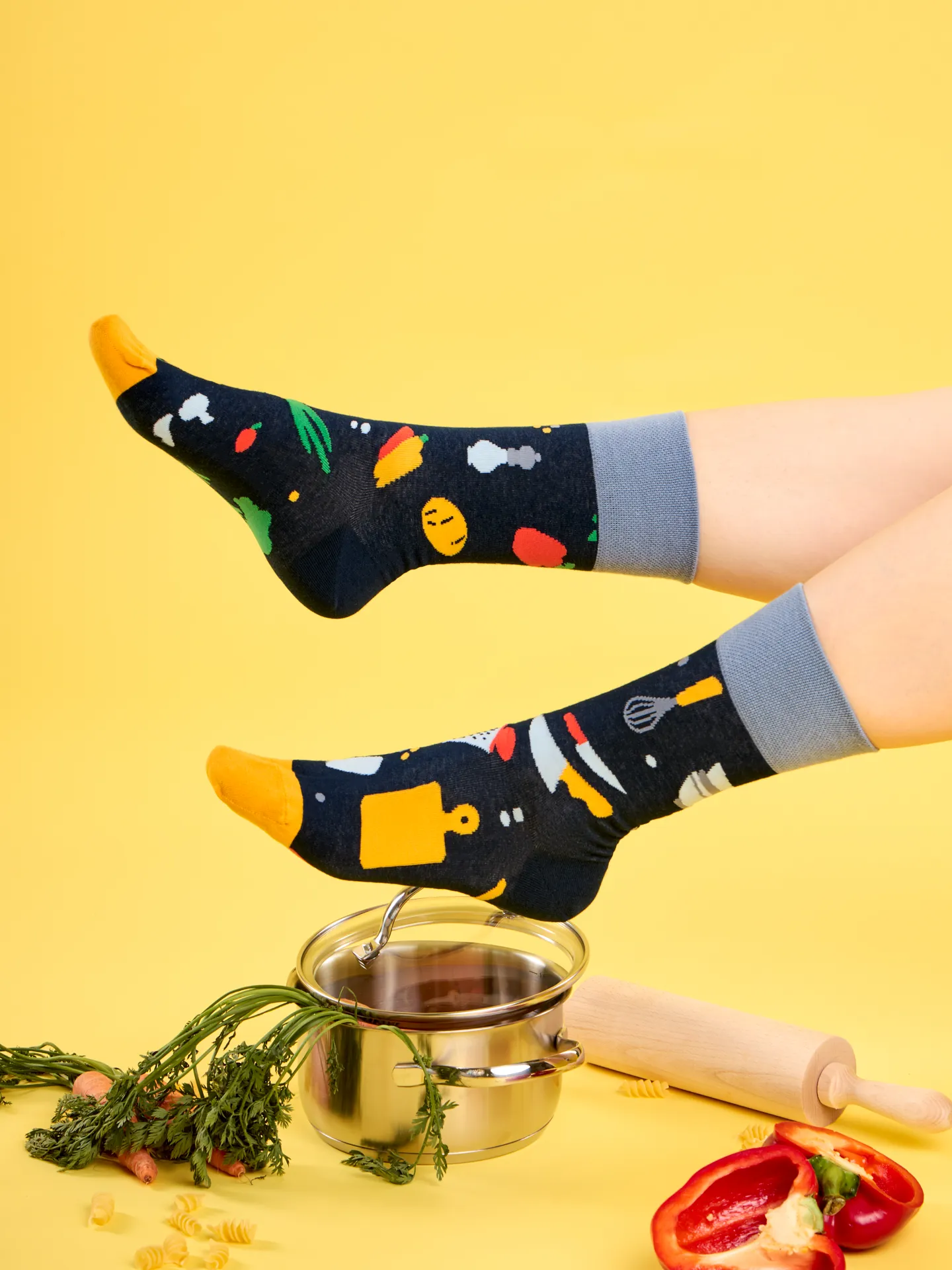 Lustige Socken Gesundes Kochen - Image 5
