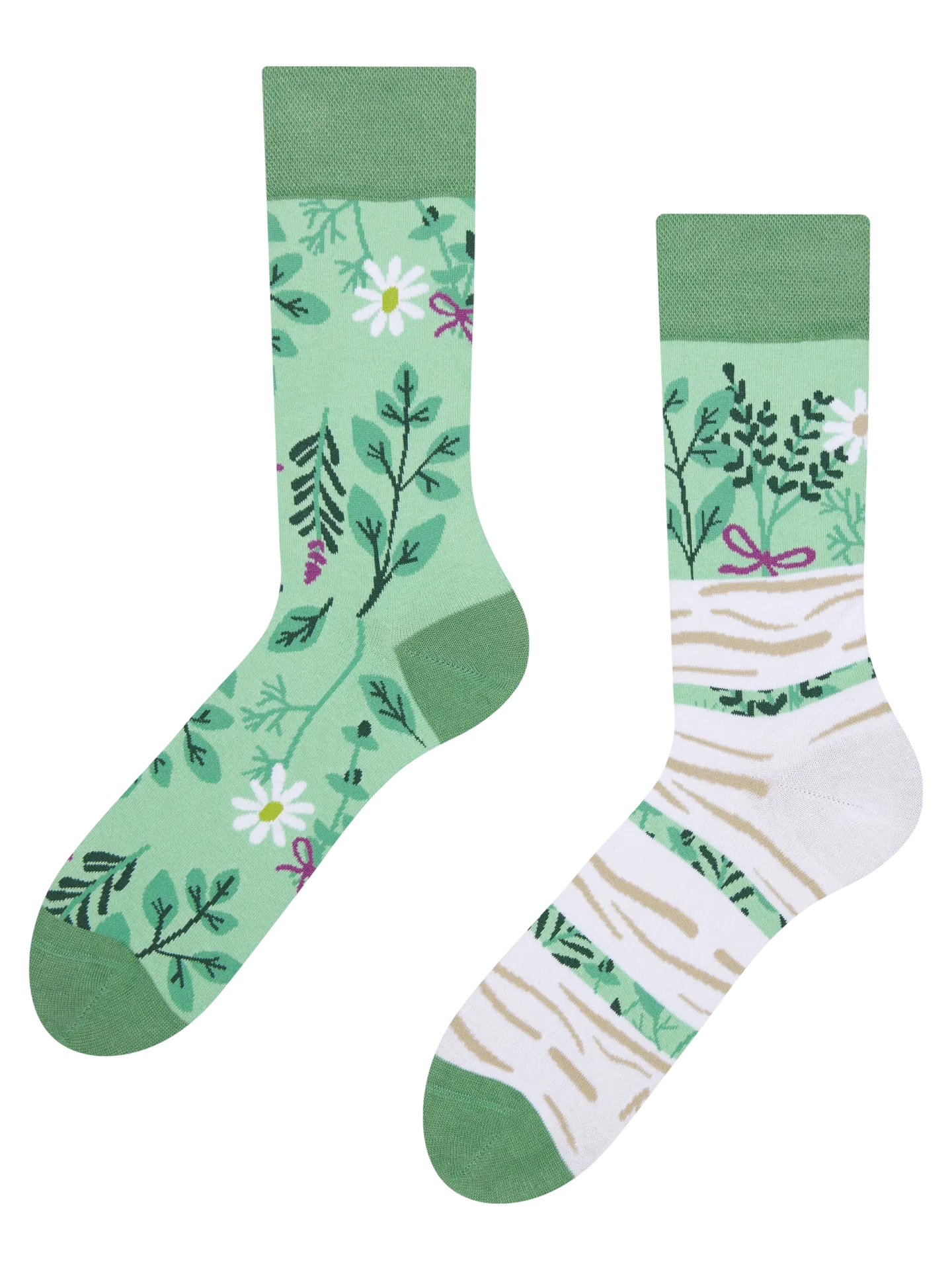 Lustige Socken Kräuter