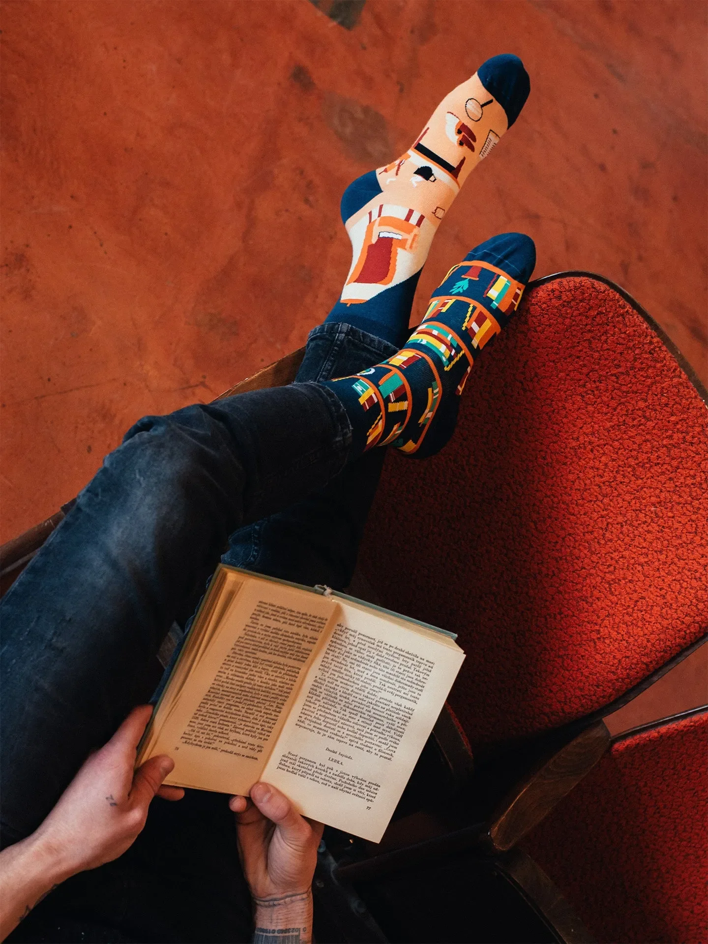 Lustige Socken Bibliothek - Image 4