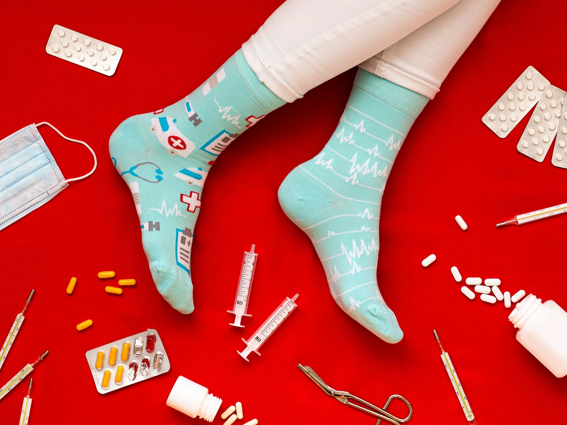 Lustige Socken Medizin - Image 5