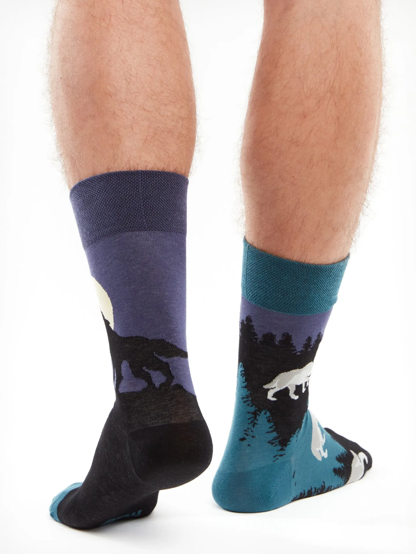 Lustige Socken Mondwolf - Image 3
