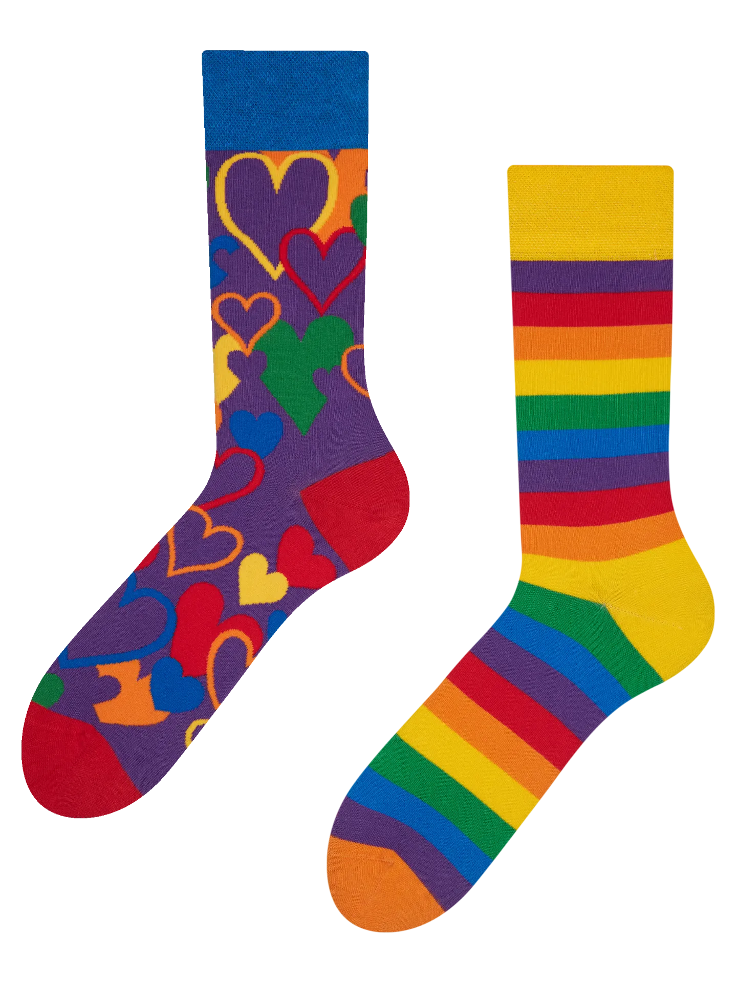 Lustige Socken Bunte Liebe