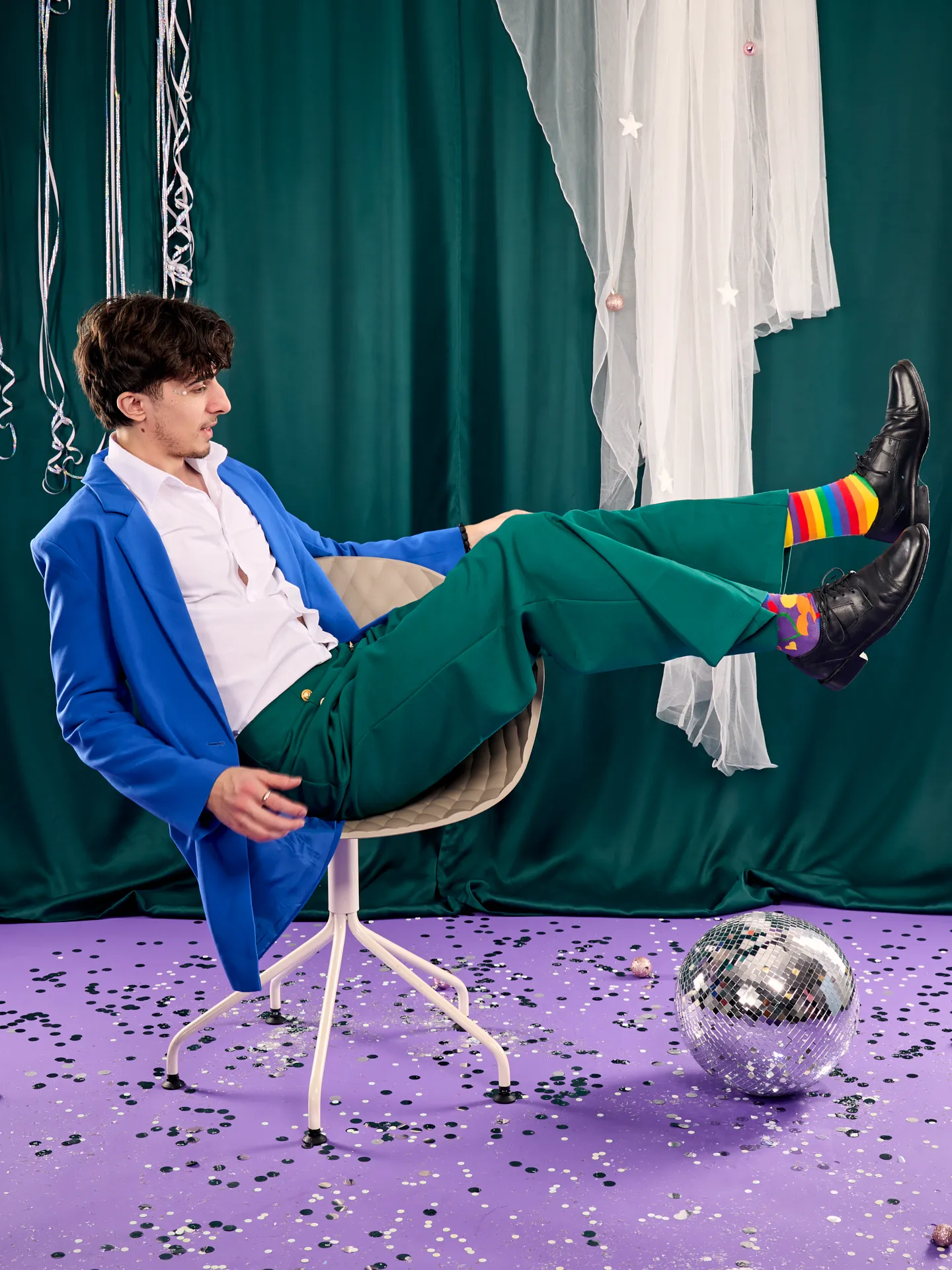 Lustige Socken Bunte Liebe - Image 4