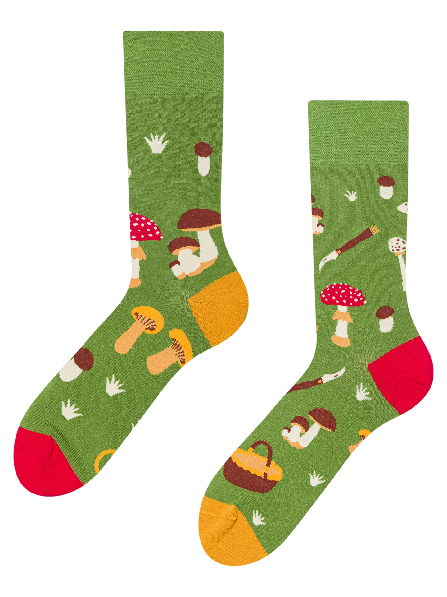 Lustige Socken Pilzjagd