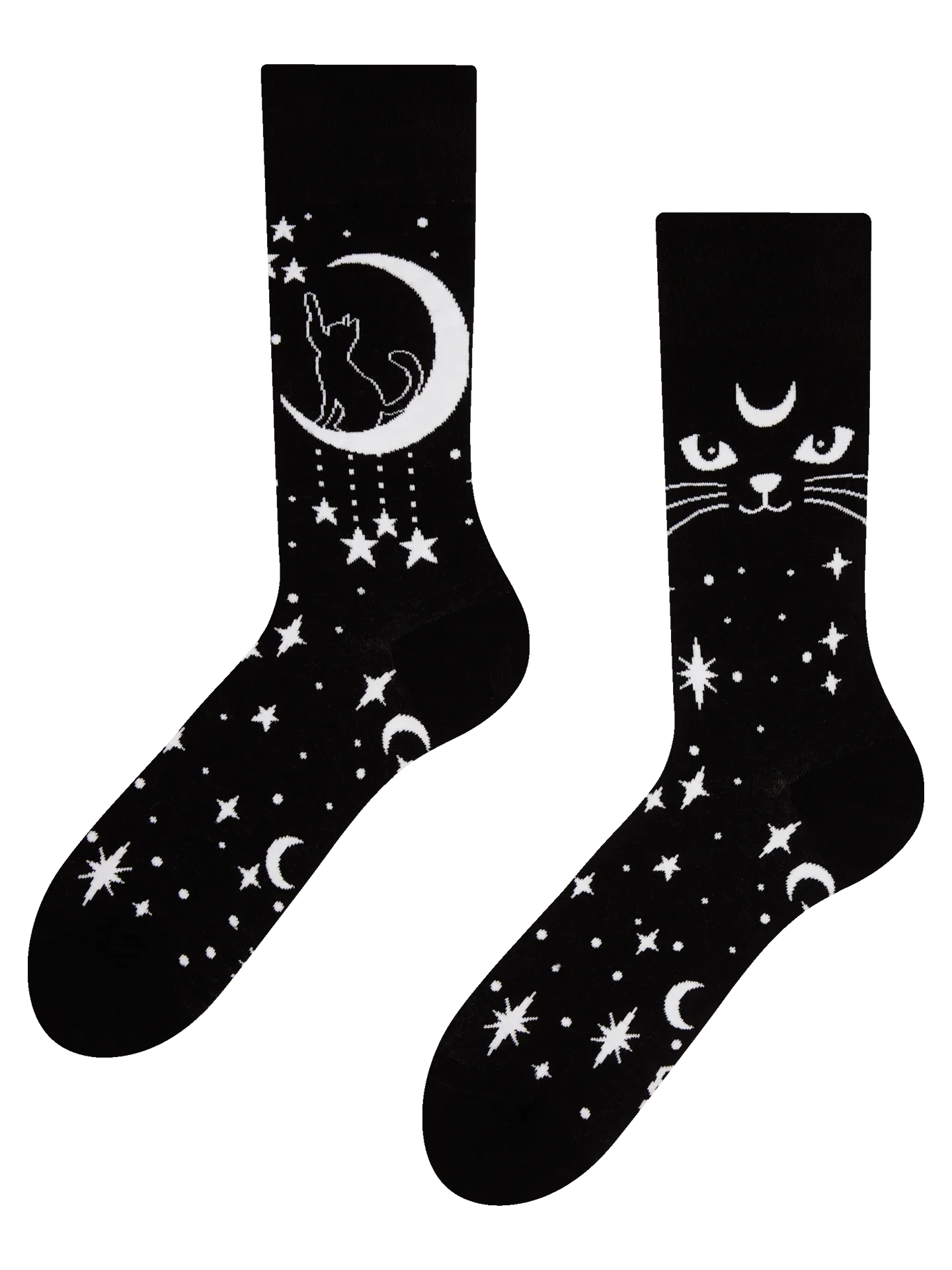 Lustige Socken Mystische Katze