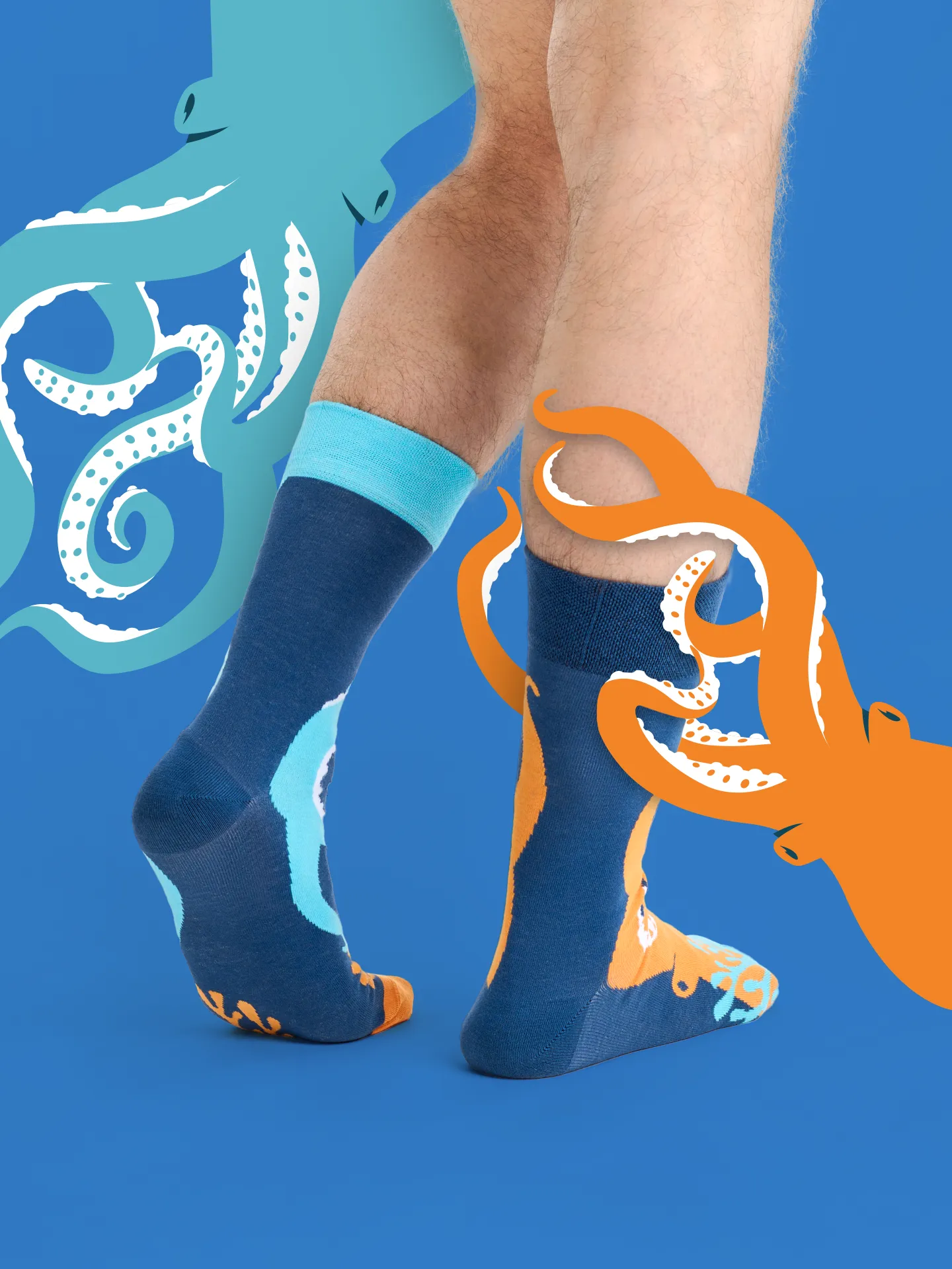 Lustige Socken Tintenfisch - Image 5