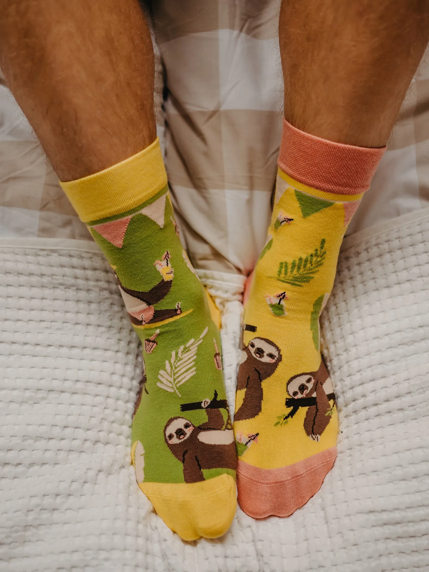 Lustige Socken Party-Faultier - Image 5