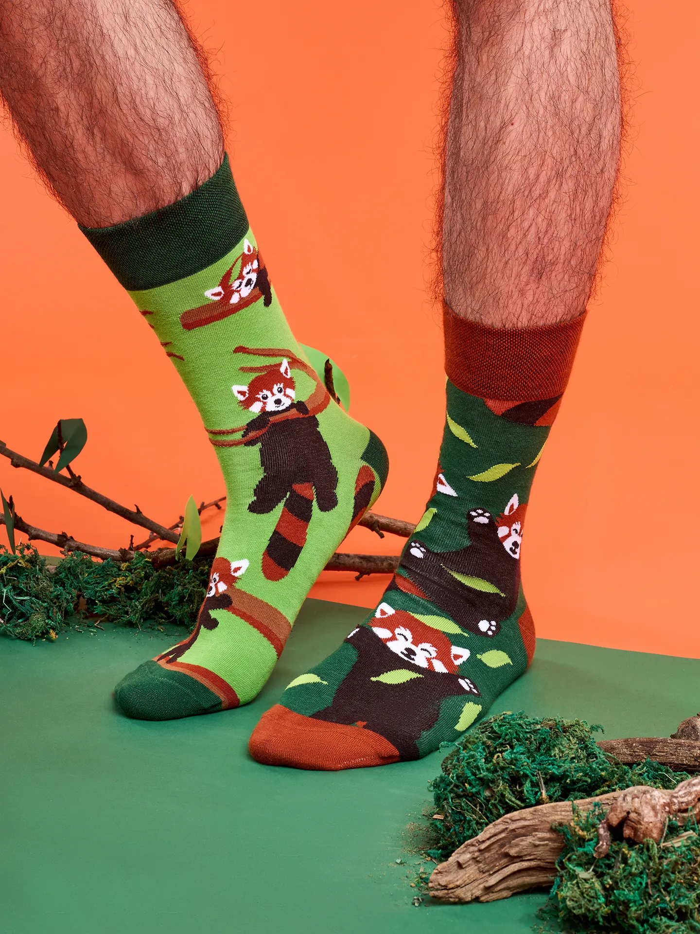 Lustige Socken Roter Panda - Image 4