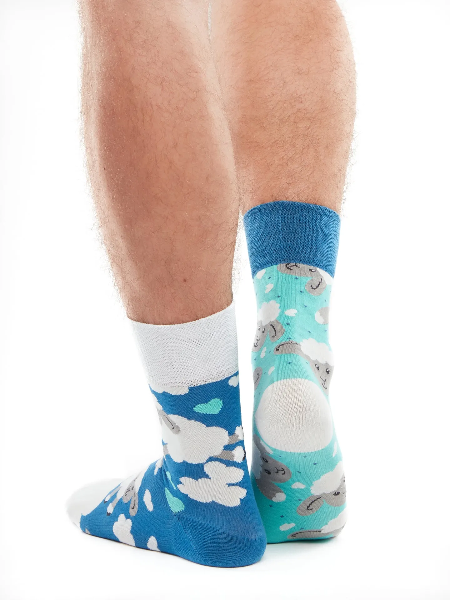 Lustige Socken - Schafe und Wolken - Image 3