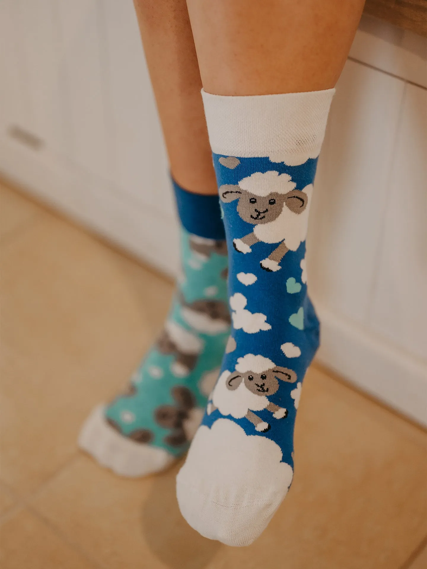 Lustige Socken - Schafe und Wolken - Image 5