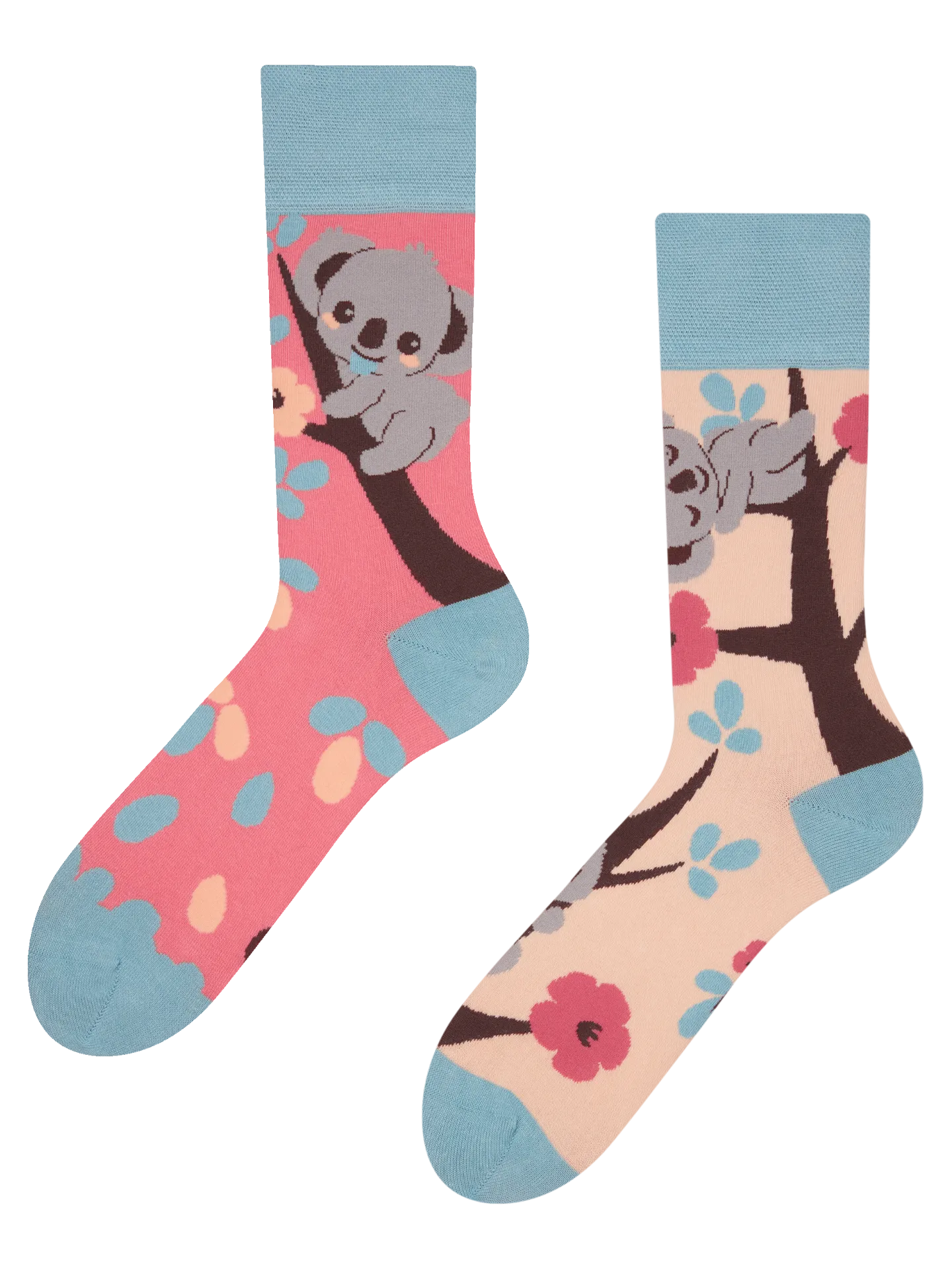 Lustige Socken Schläfriger Koala