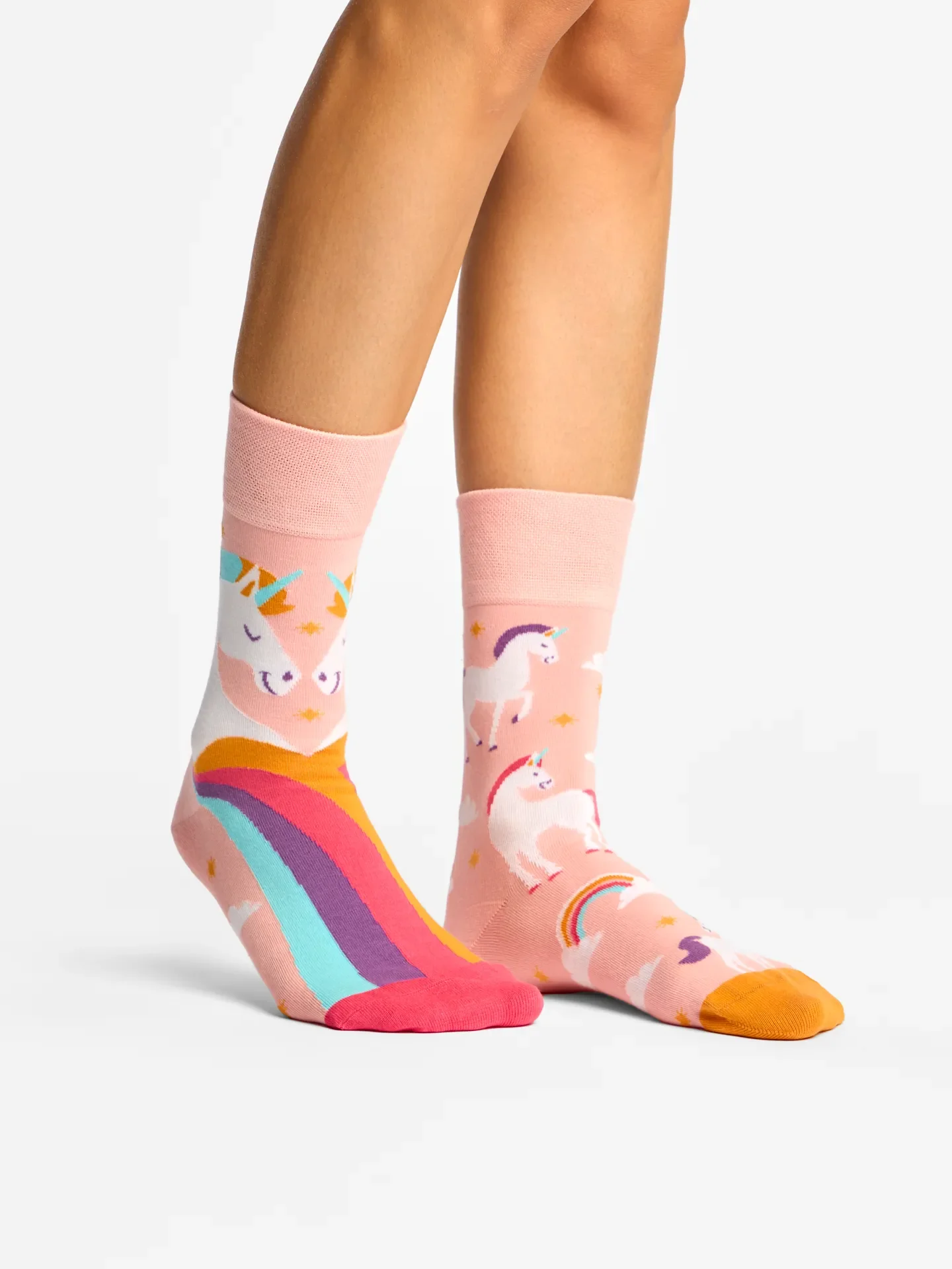 Lustige Socken Einhorn in den Wolken - Image 3