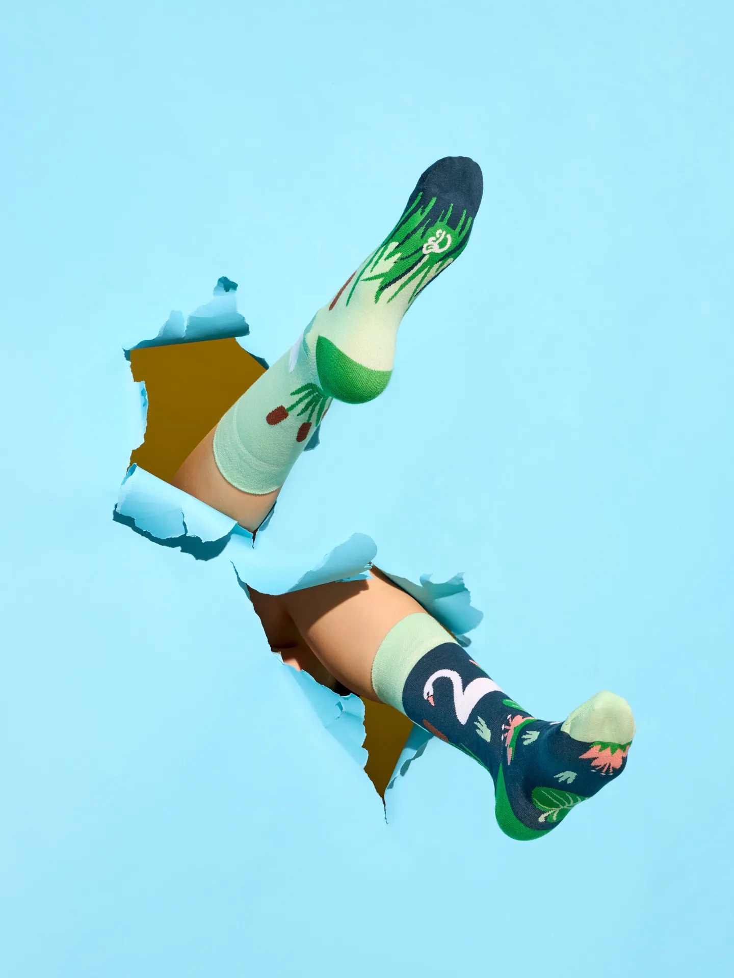 Lustige Socken Weißer Schwan - Image 6