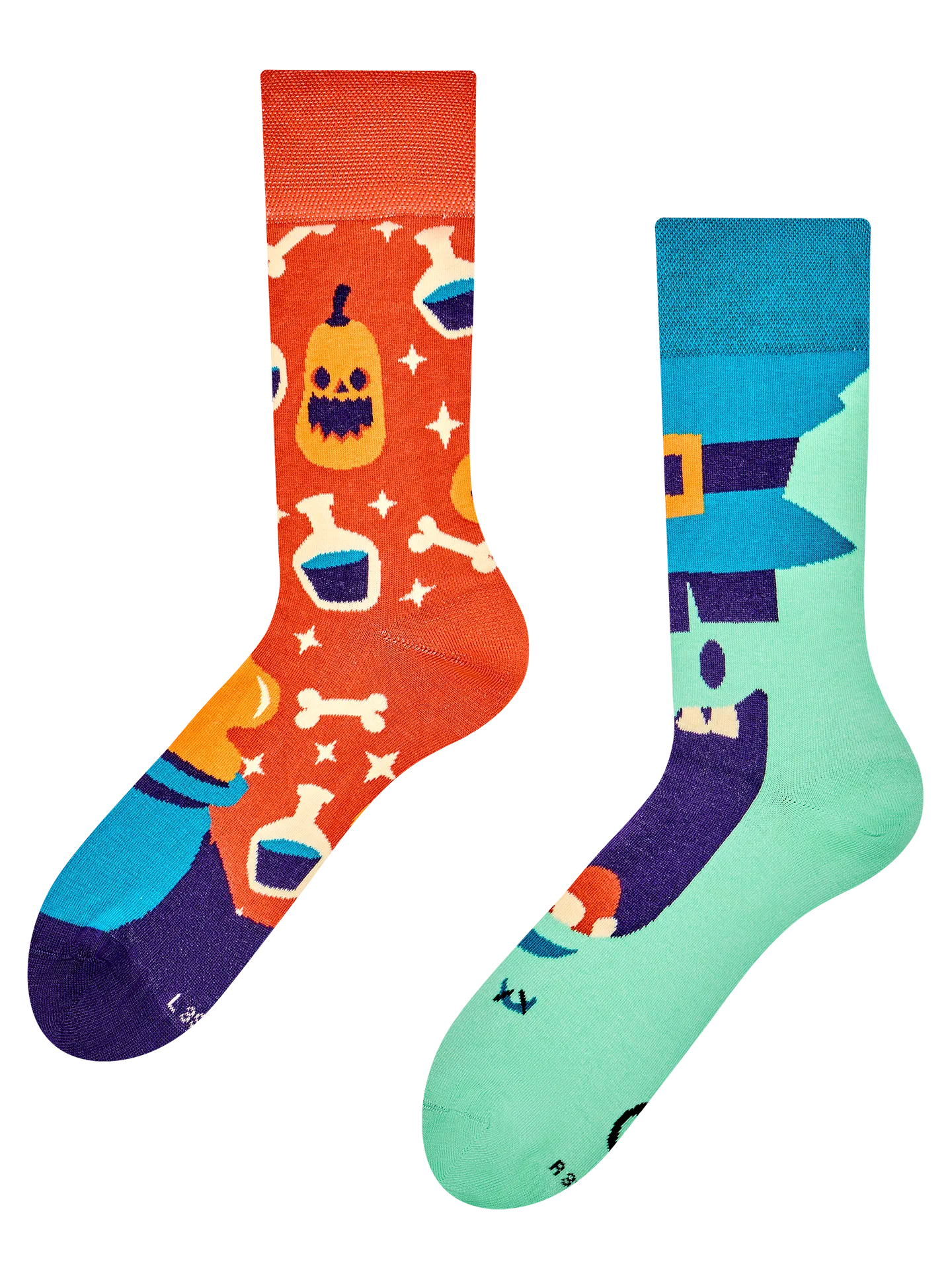 Lustige Socken Hexe