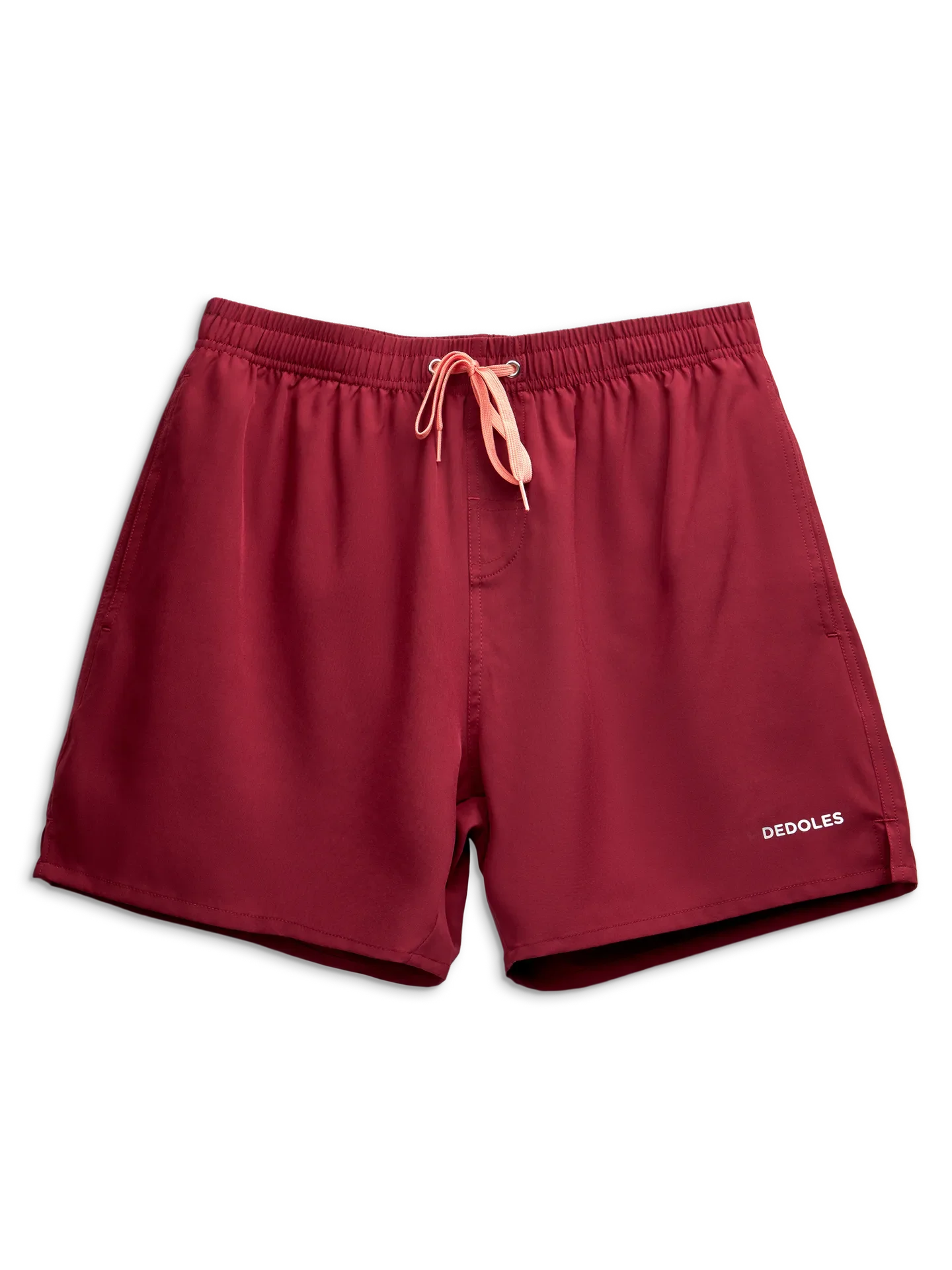Rhabarberrote Badeshorts für Männer