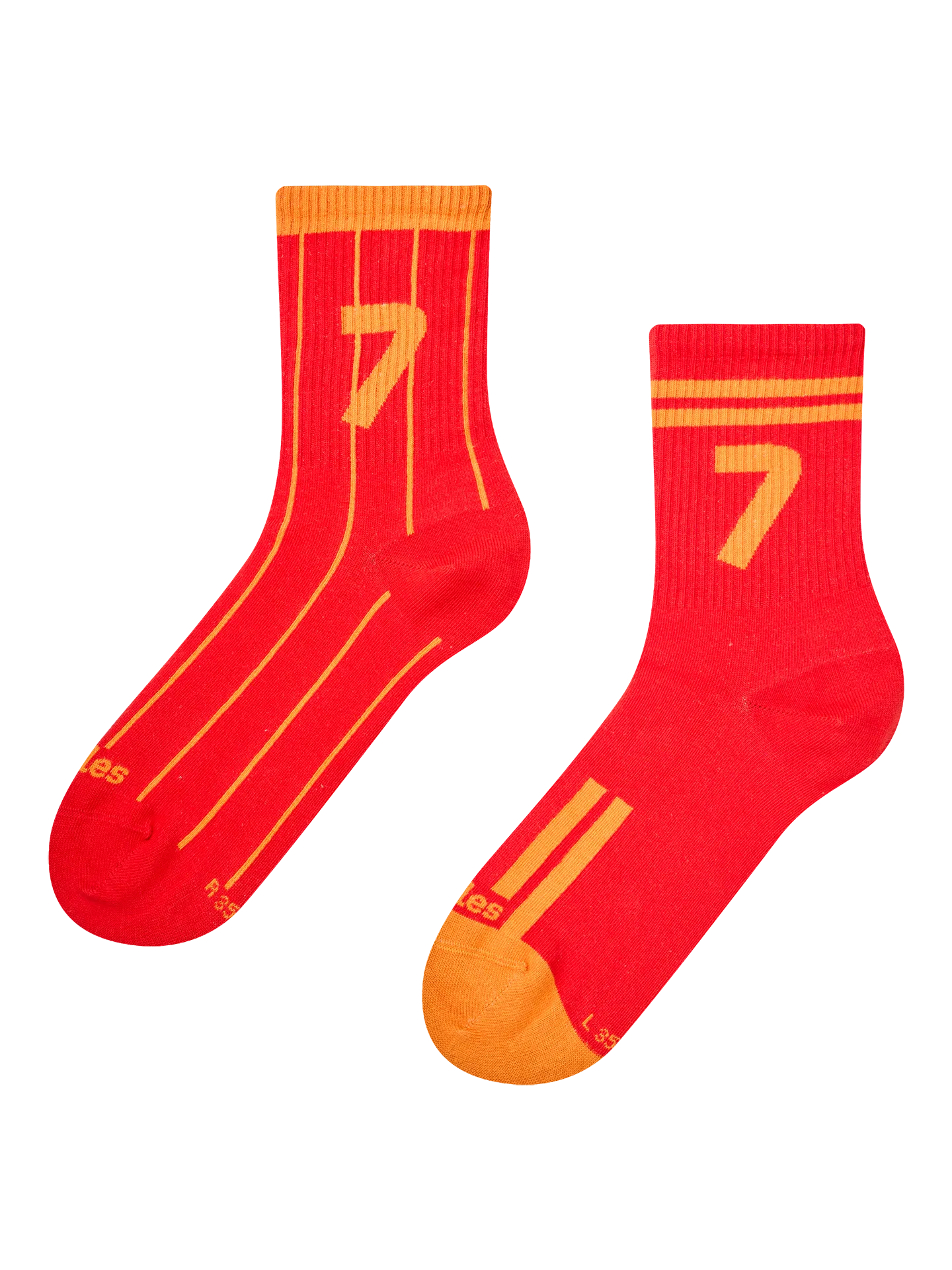 Gerippte Mid-Calf-Socken Spanische Fußballlegende