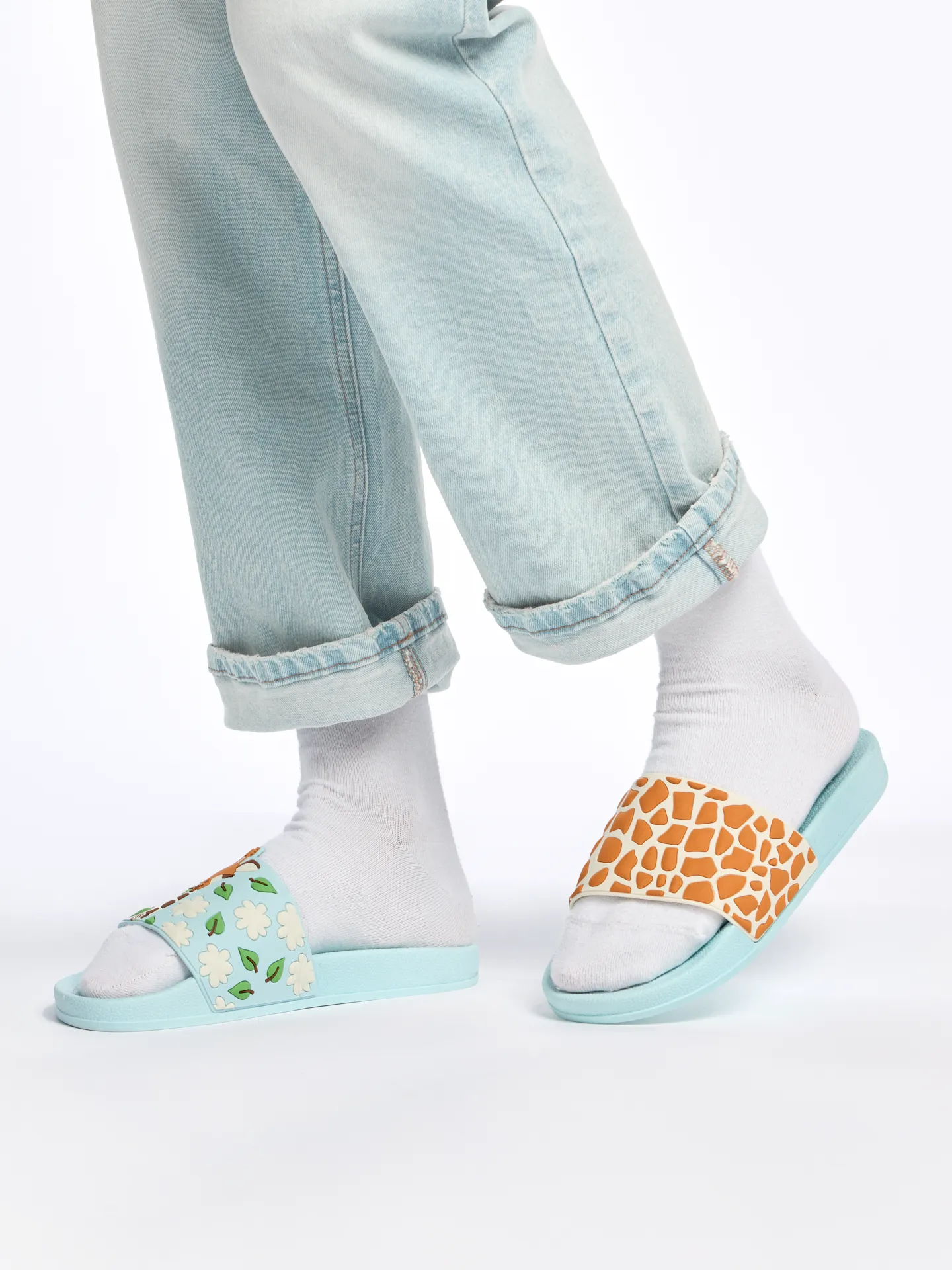 Lustige Pantoletten Niedliche Giraffe - Image 6