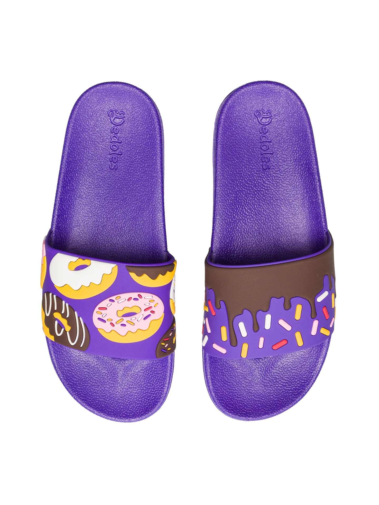 Lustige Pantoletten Süße Donuts