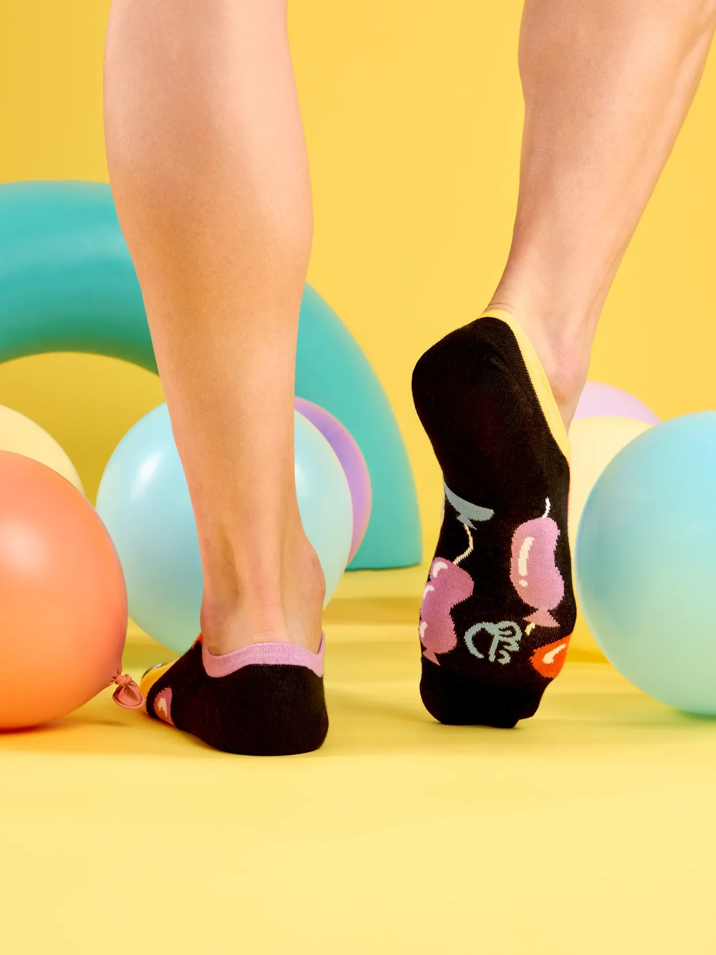 Lustige Sneakersocken Ballons - Image 5