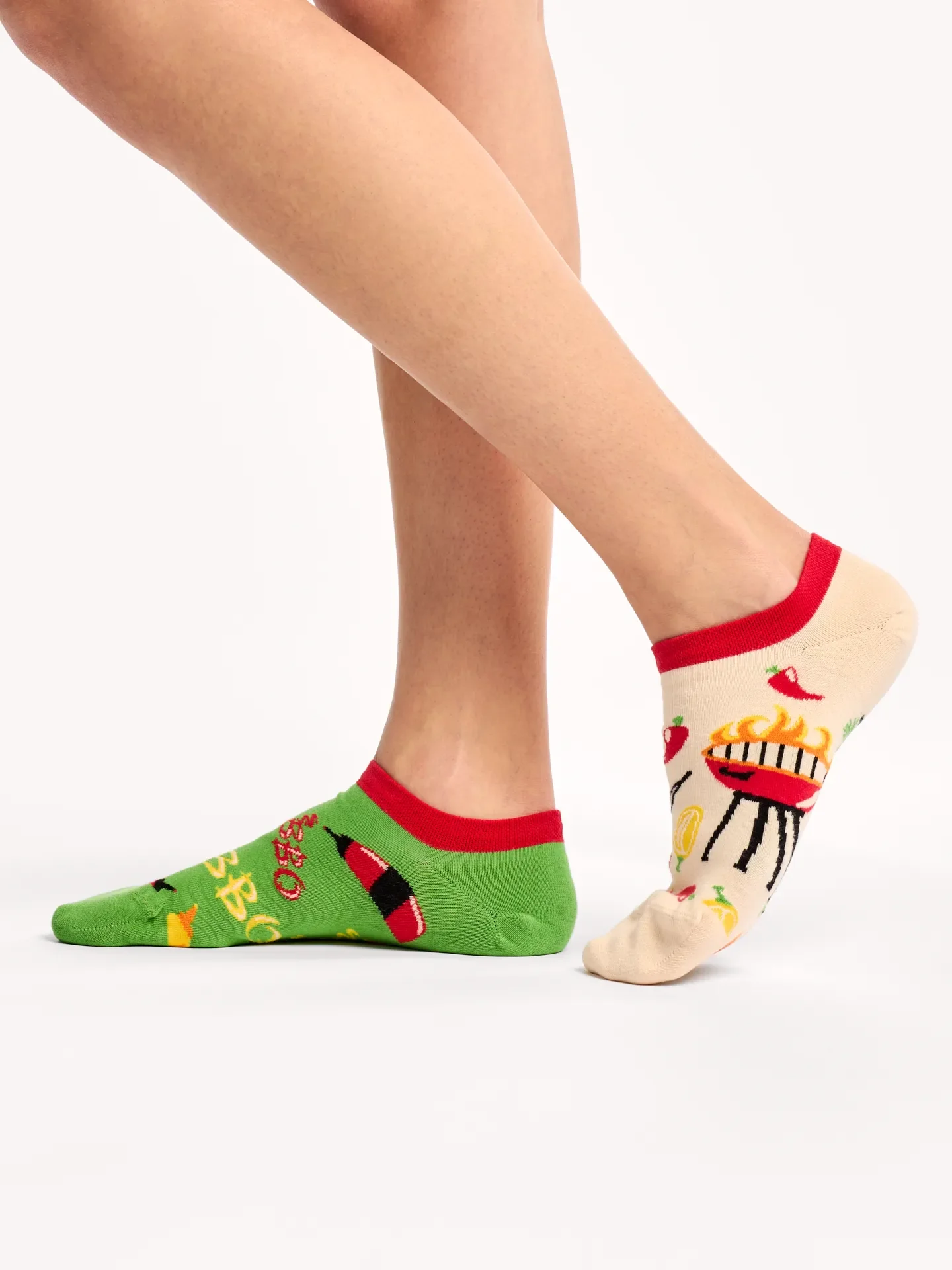 Lustige Sneakersocken Grillsaison - Image 3