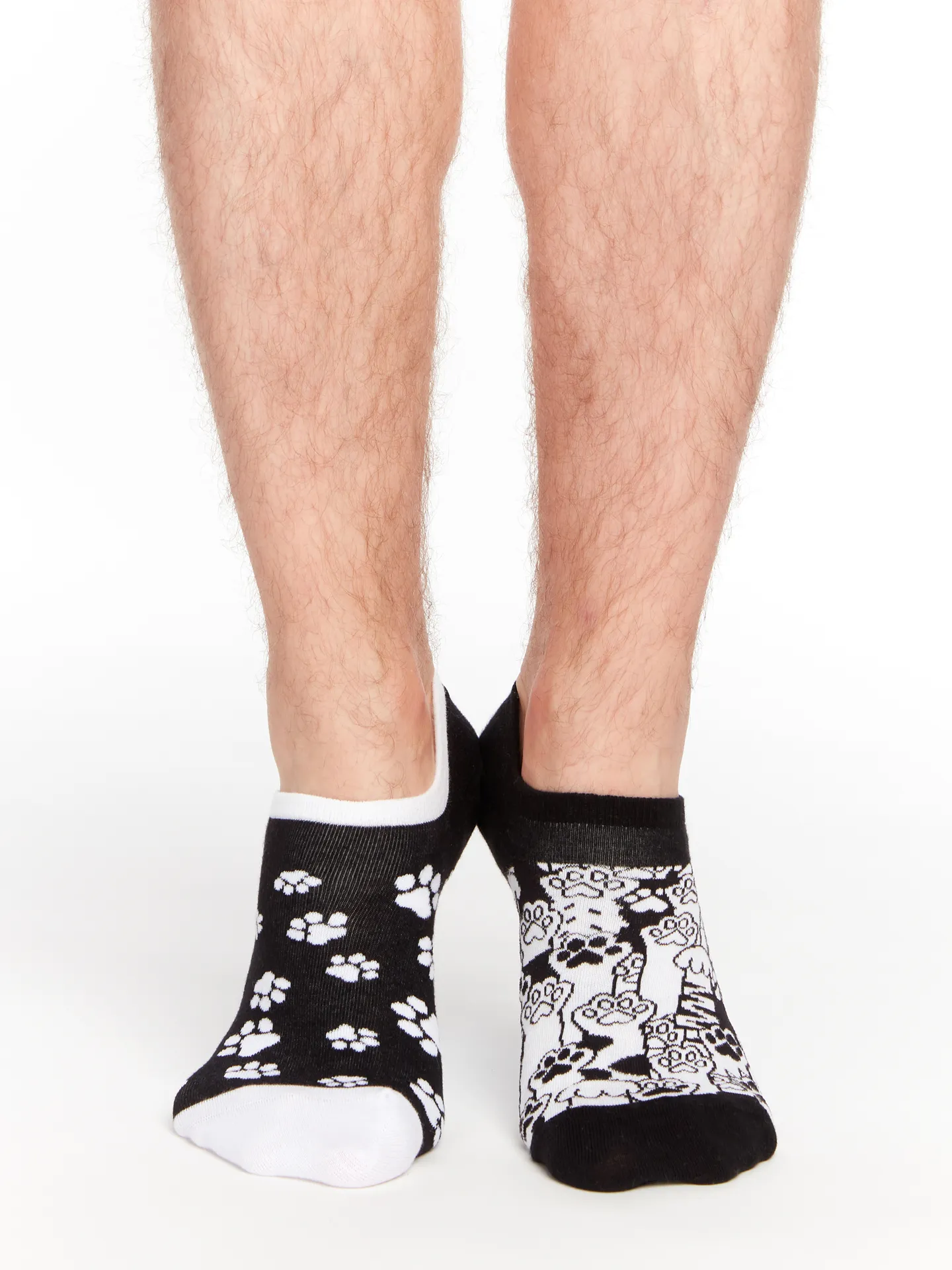 Lustige Sneakersocken Katzenpfoten - Image 2