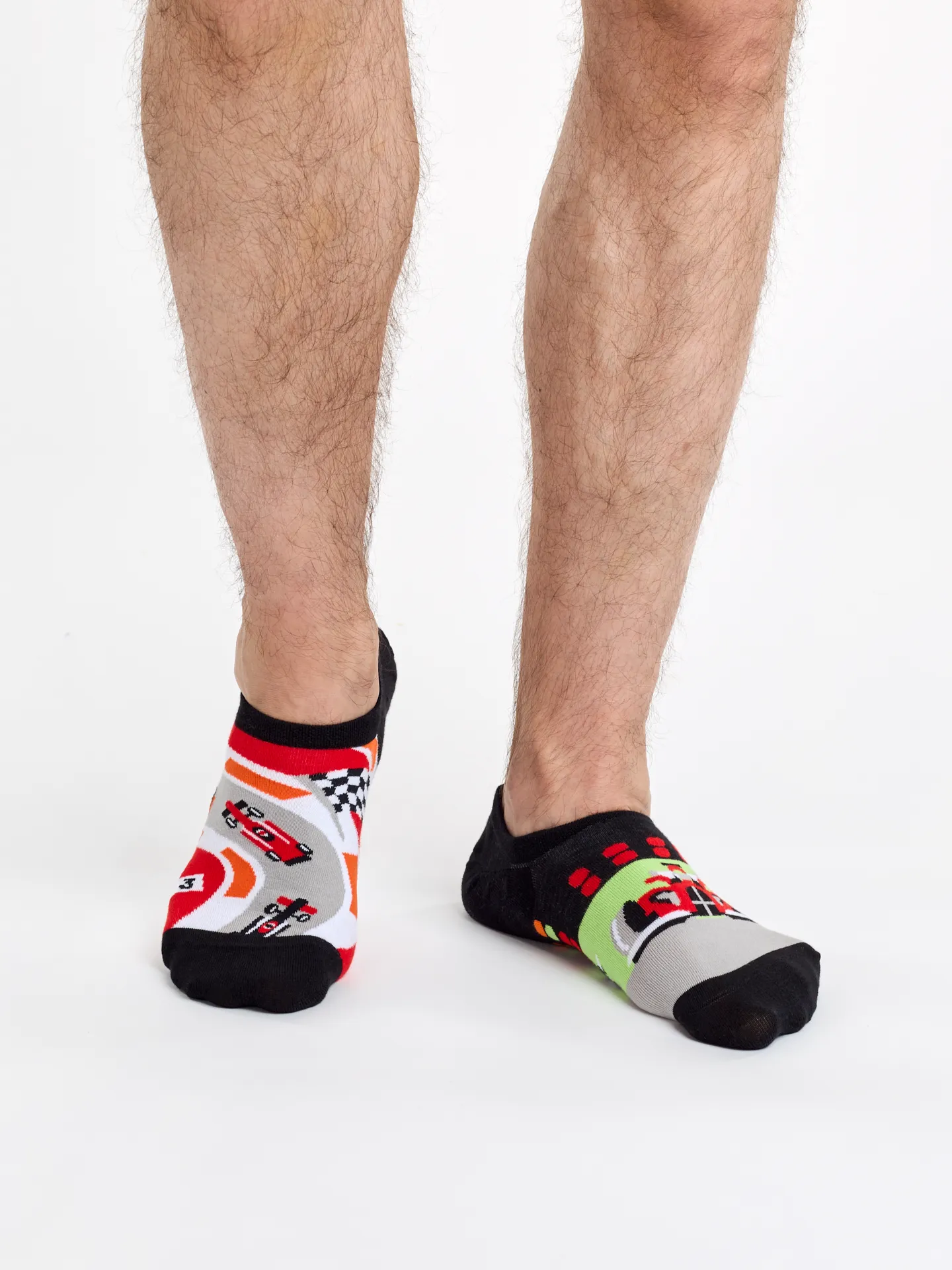 Lustige Sneakersocken Formel-Rennen - Image 2