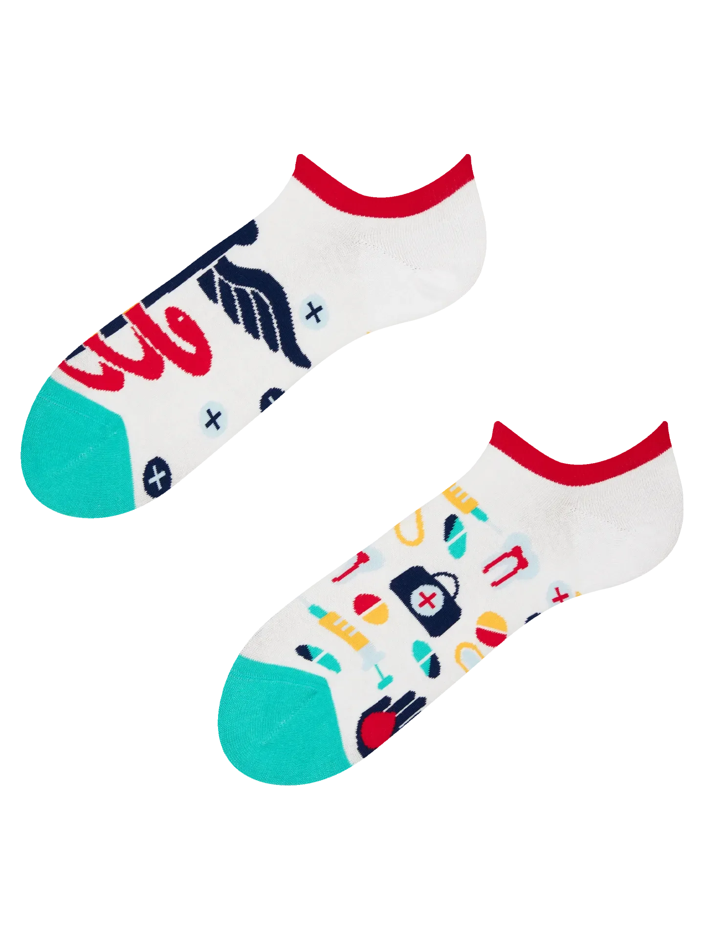 Lustige Sneakersocken Gesundheit