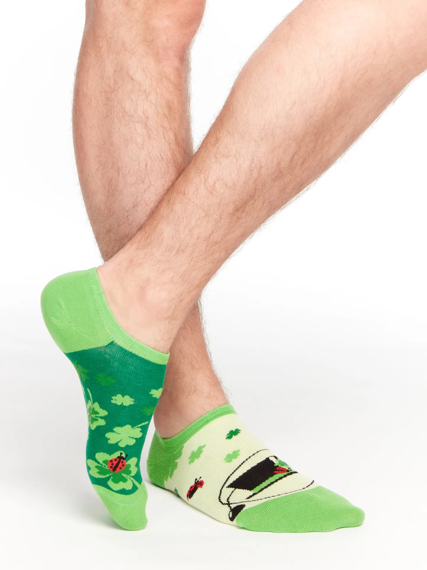 Lustige Sneakersocken Vierblättriger Glücksklee - Image 5