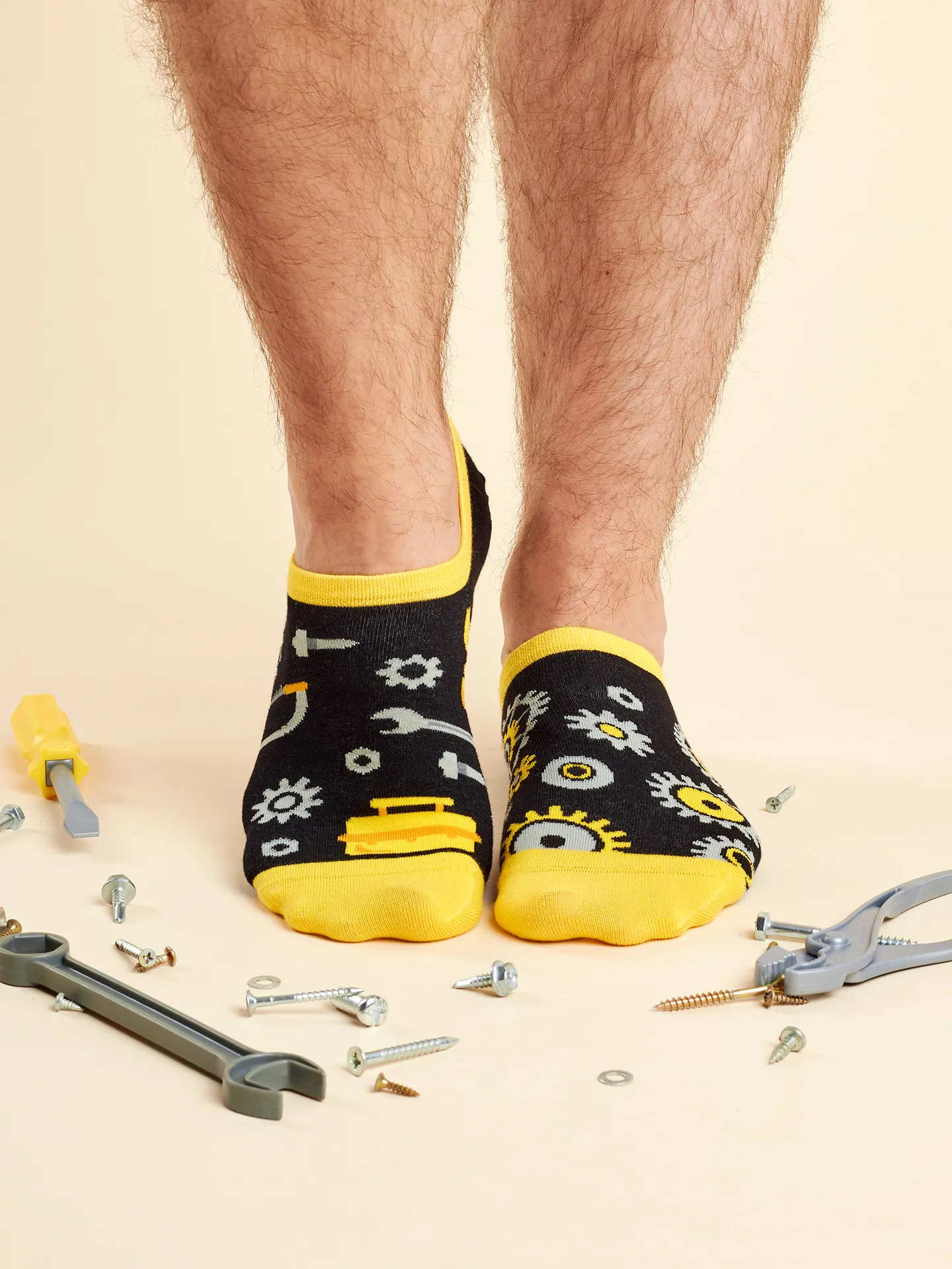 Lustige Sneakersocken Mechaniker - Image 4