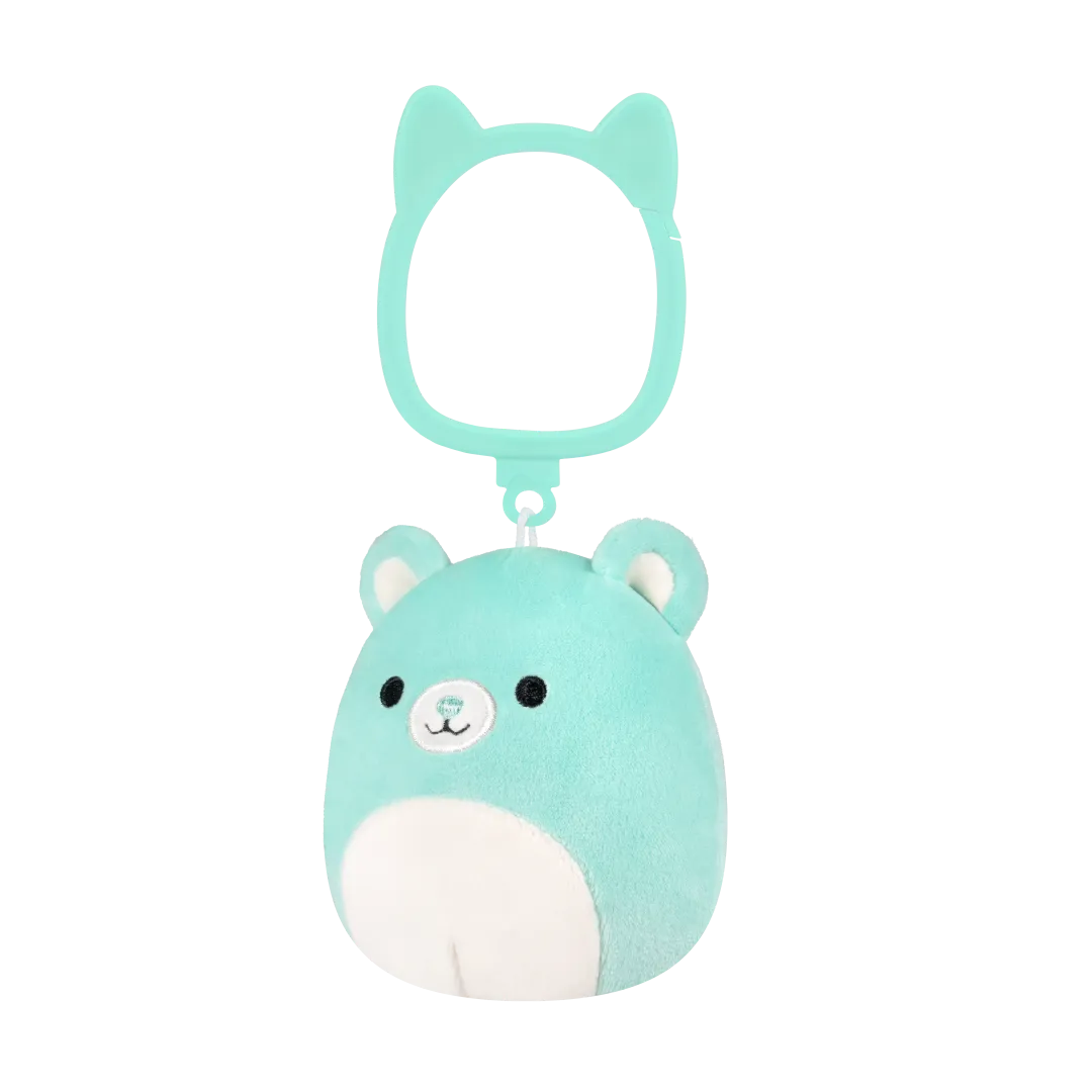Squishmallows Schlüsselanhänger Belinda die blaugrüne Bärin, 9 cm - Image 3