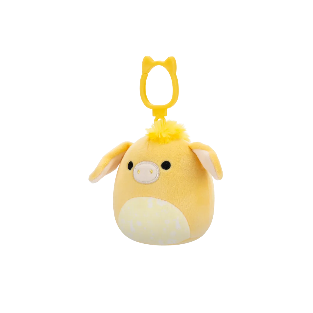 Squishmallows Clip-On Gavyn der gelbe Esel, 9 cm - Image 2