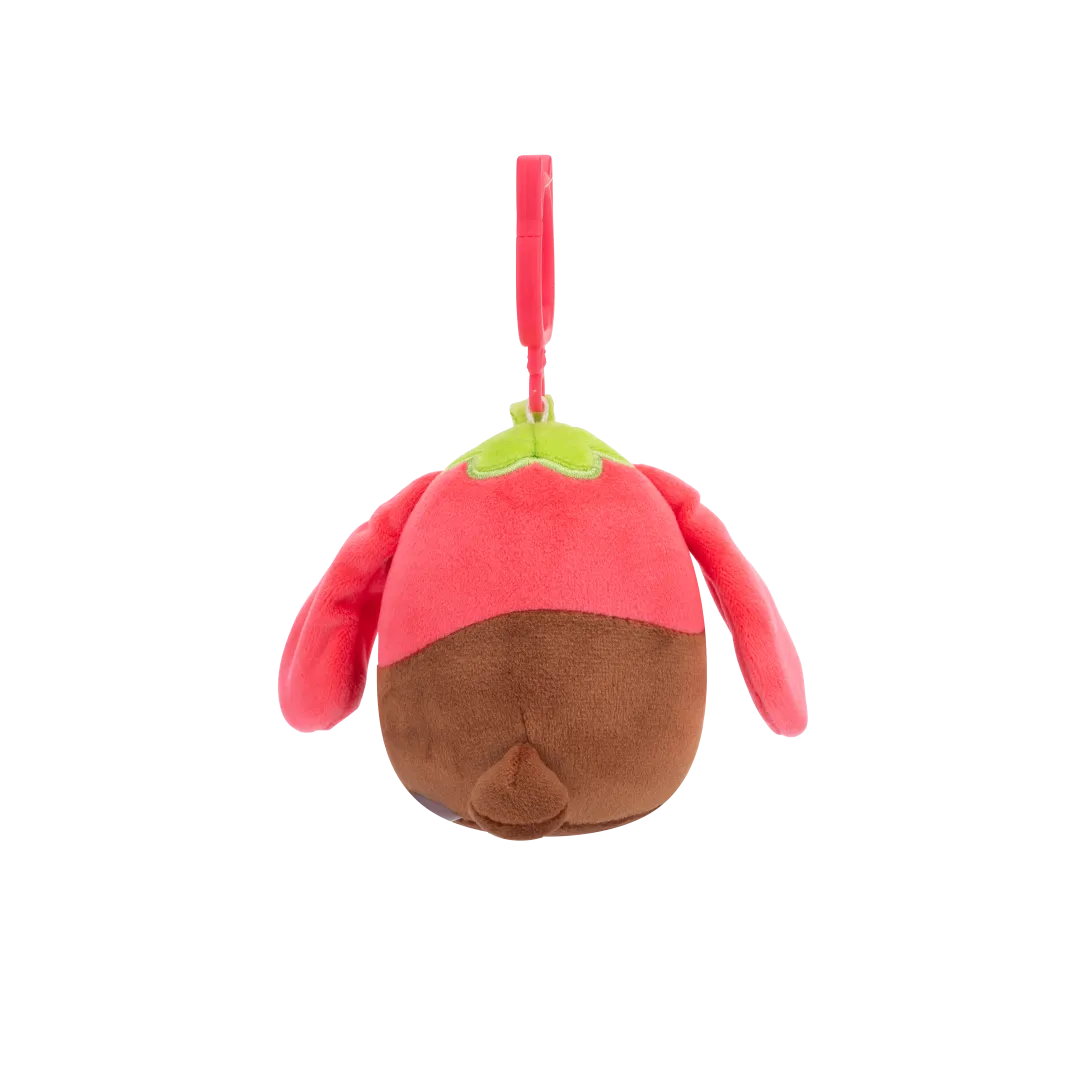 Squishmallows Clip-On Gunda der schokoladenüberzogene Erdbeerhase, 9 cm - Image 4