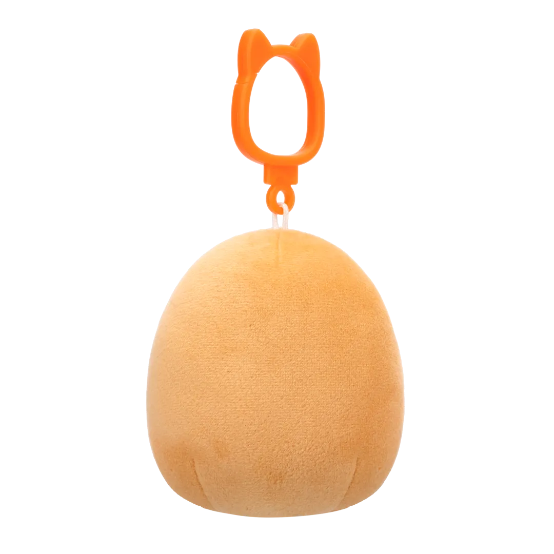 Squishmallows Clip-On Jay der orangefarbene Donut mit violettem Nieselregen, 9 cm - Image 4