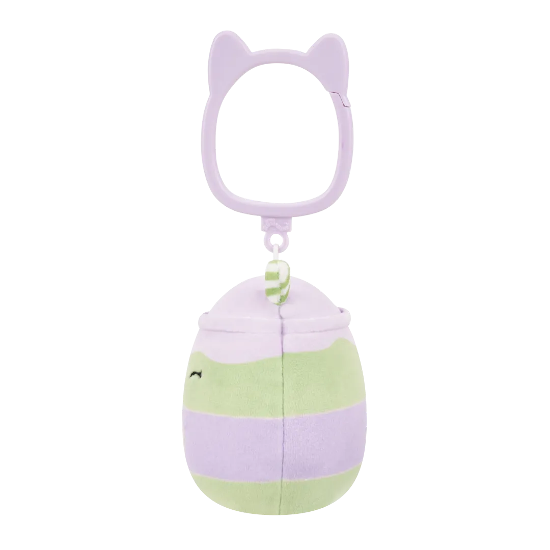 Squishmallows Schlüsselanhänger Latchmi der Lavendel-Matcha-Latte, 9 cm - Image 2