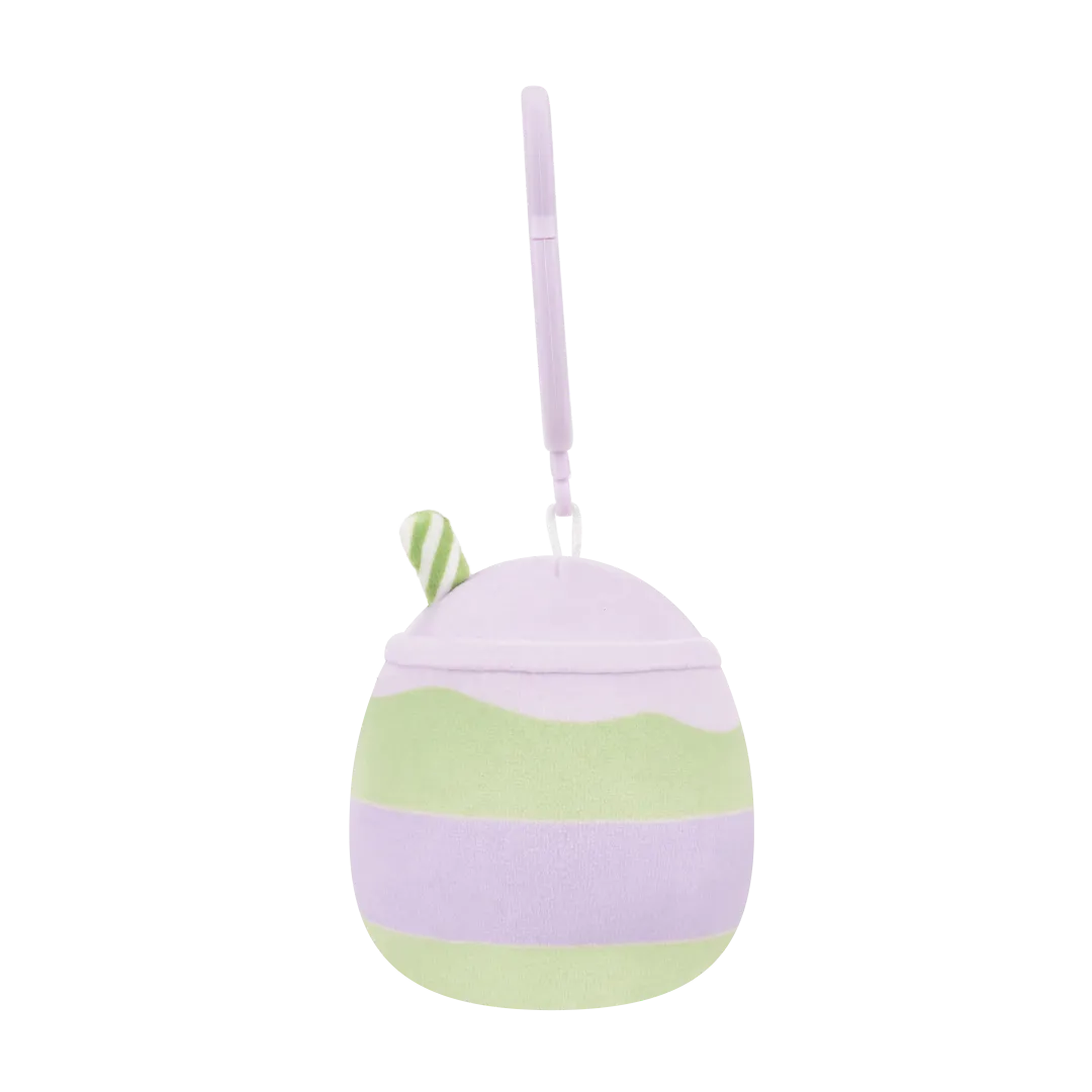 Squishmallows Schlüsselanhänger Latchmi der Lavendel-Matcha-Latte, 9 cm - Image 3