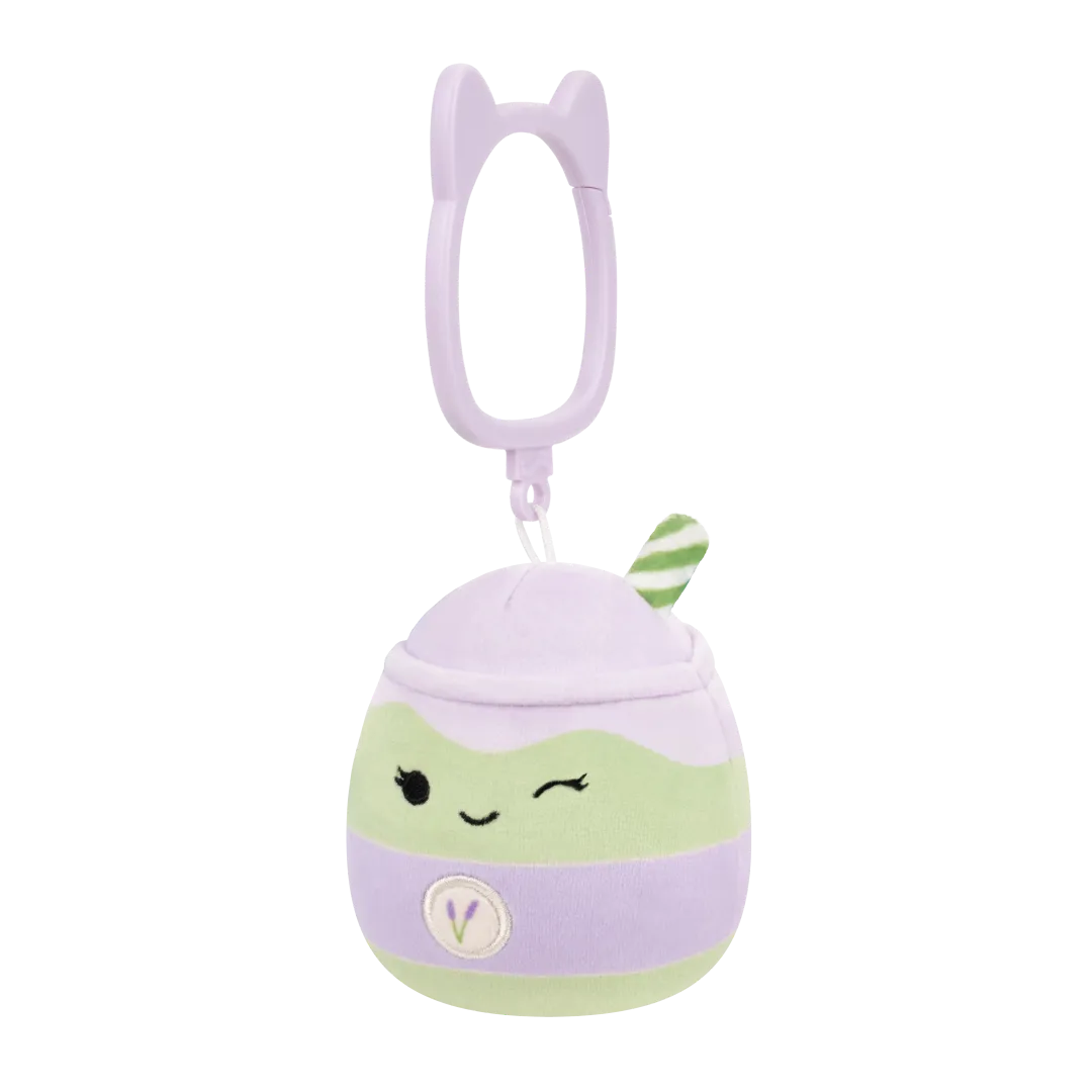 Squishmallows Schlüsselanhänger Latchmi der Lavendel-Matcha-Latte, 9 cm - Image 4