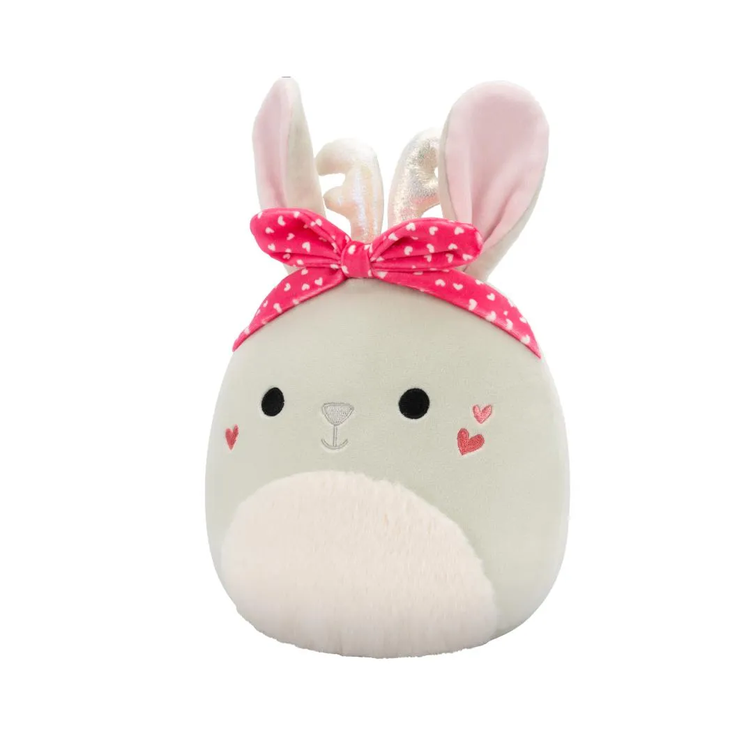 Squishmallows Coralie die cremefarbene Jackalope mit Wuschelbauch, 20 cm - Image 2