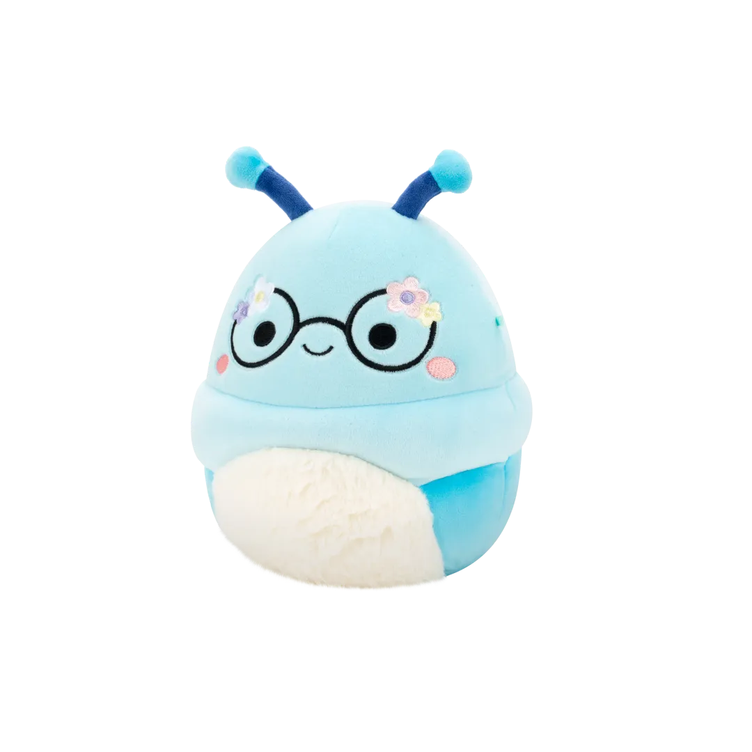 Squishmallows Cordelia der blaue Bücherwurm mit Blumen auf der Brille, 20 cm - Image 3