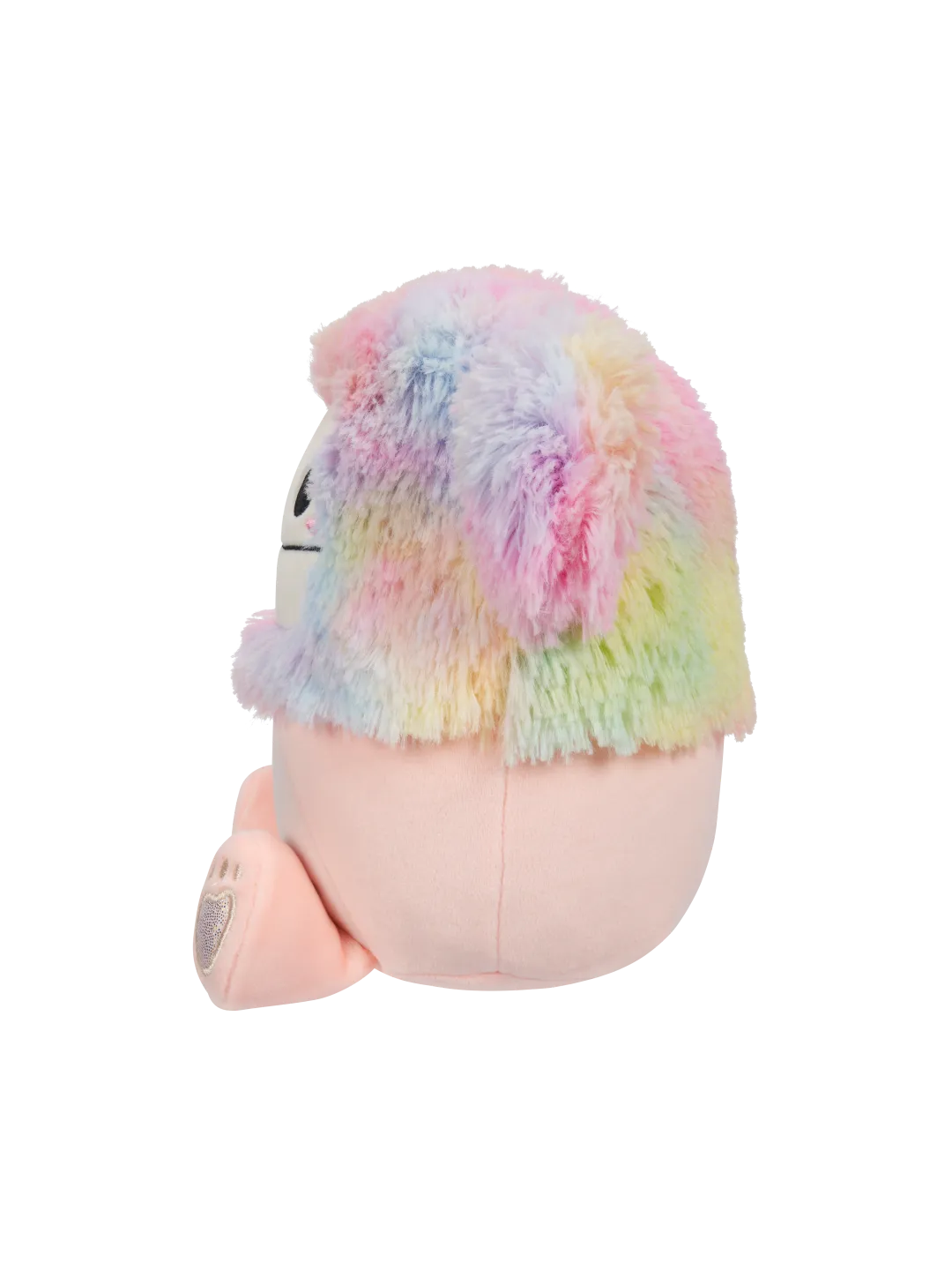 Squishmallows Diane der Pfirsich-Bigfoot mit Regenbogenhaar, 20 cm - Image 3