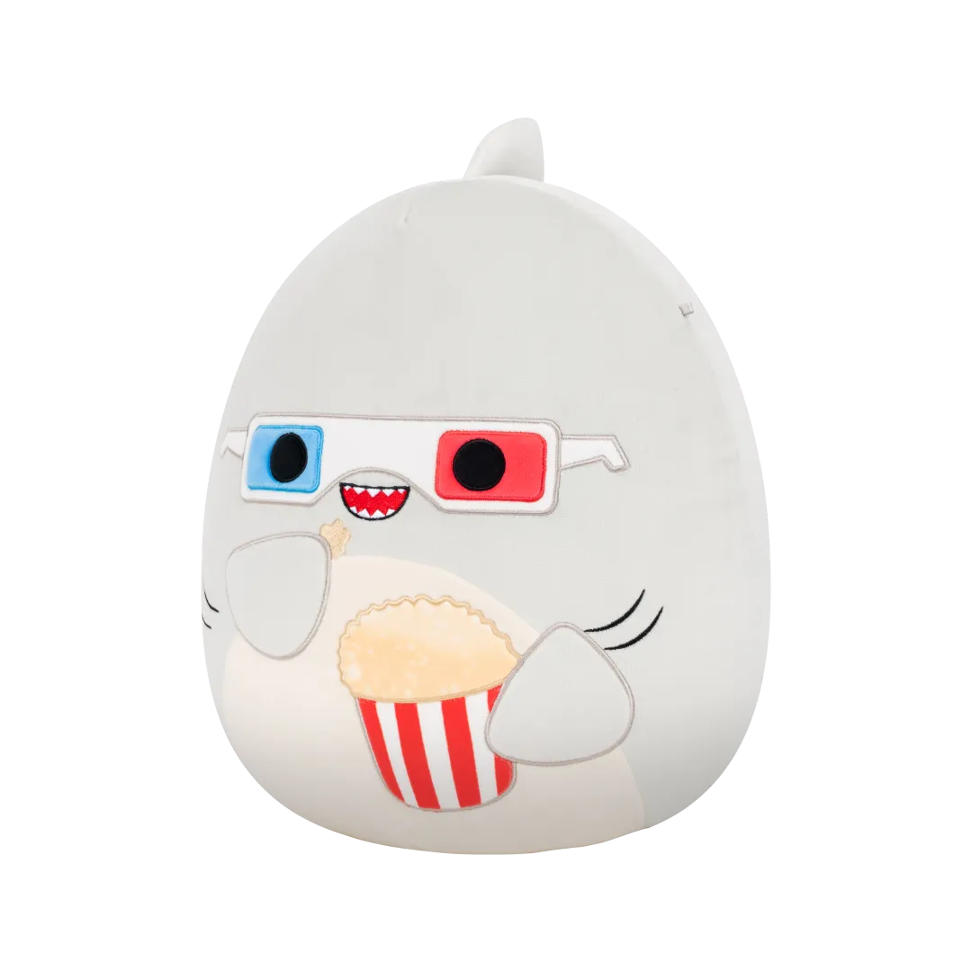 Squishmallows Gordon der graue Hai mit Popcorn, 35 cm - Image 2