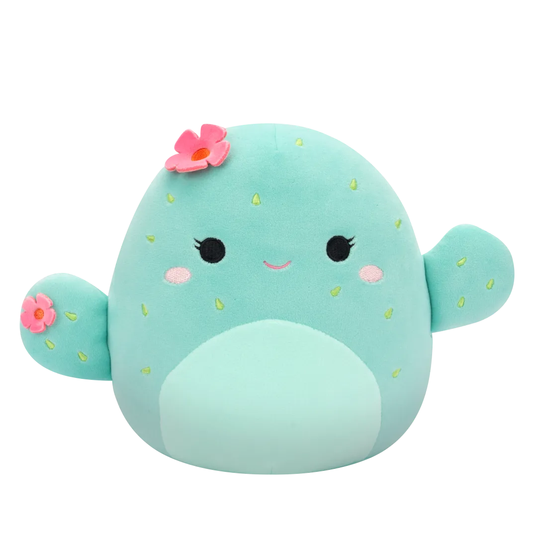 Squishmallows Graciela der Minzfasskaktus mit rosa Blüten, 20 cm