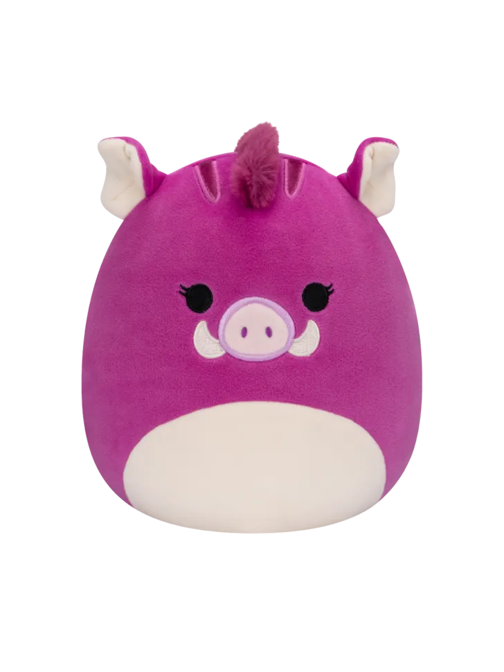 Squishmallows Jenna das lila Wildschwein, 20 cm