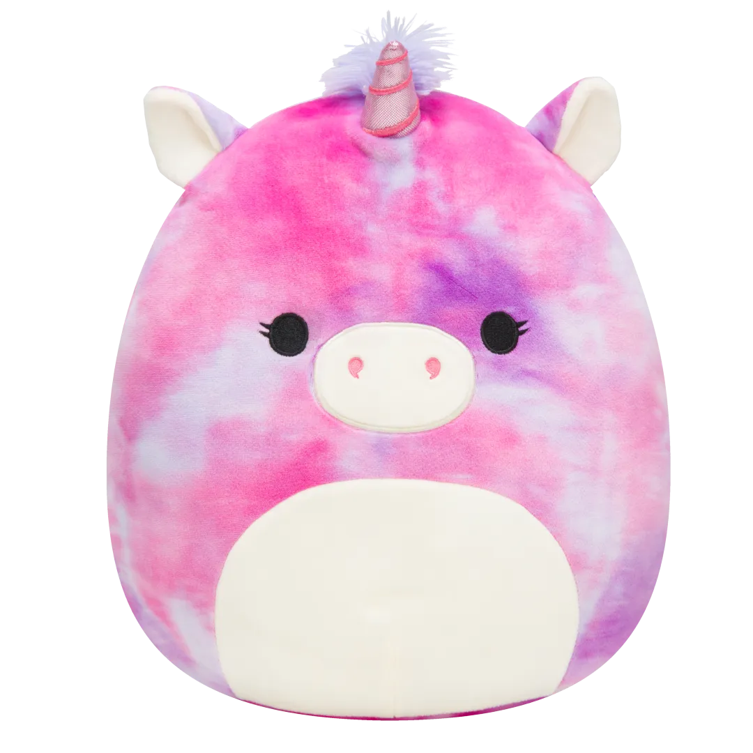 Squishmallows Lola das lila und rosa Einhorn, 20 cm
