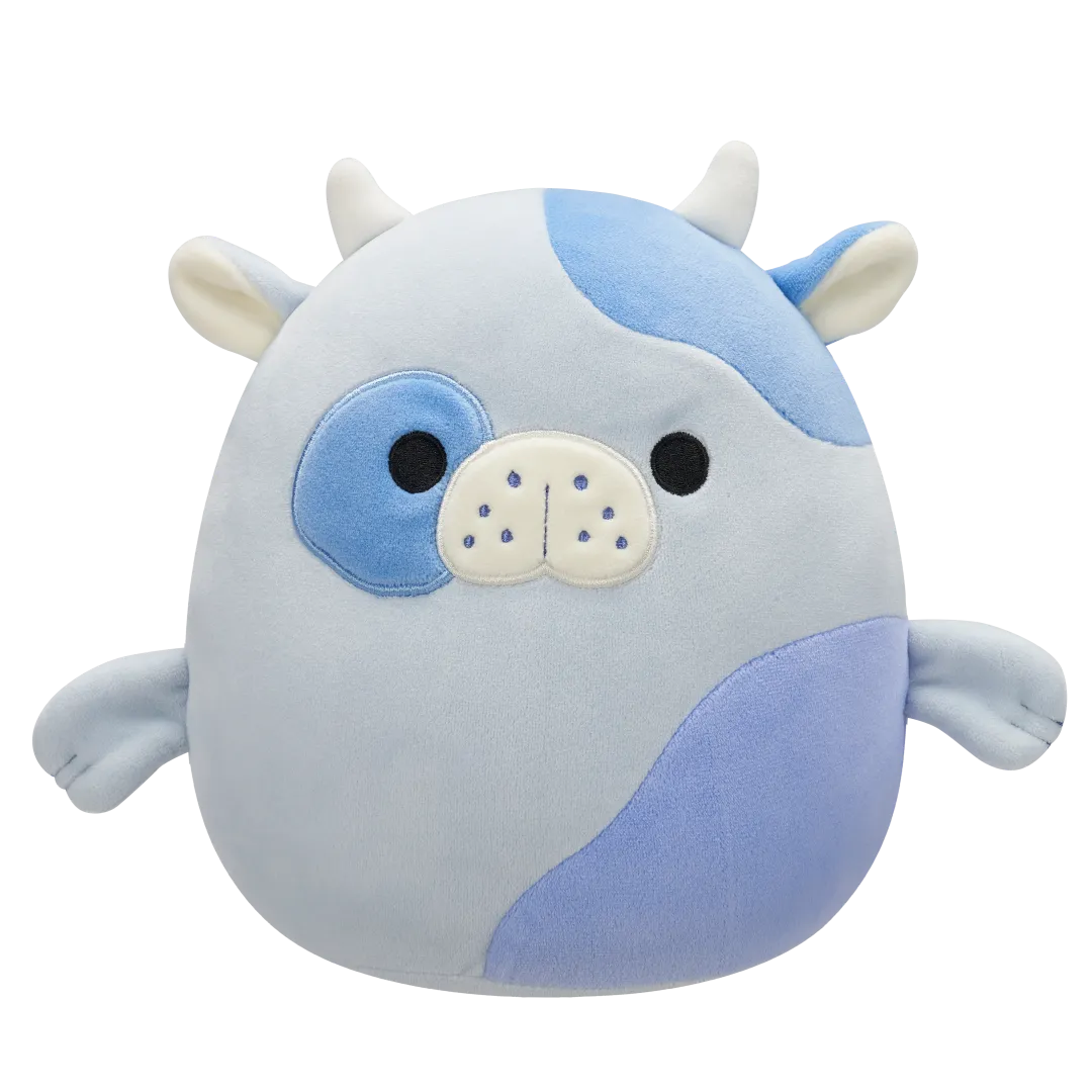 Squishmallows Mahalo die blau gefleckte Seekuh, 20 cm