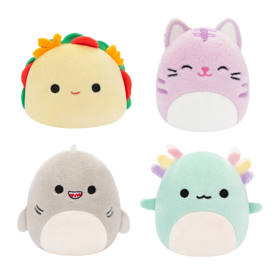 Squishmallows Micromallows 4er-Pack – Gordon, Tex, Tabitha, Irina - Image 4