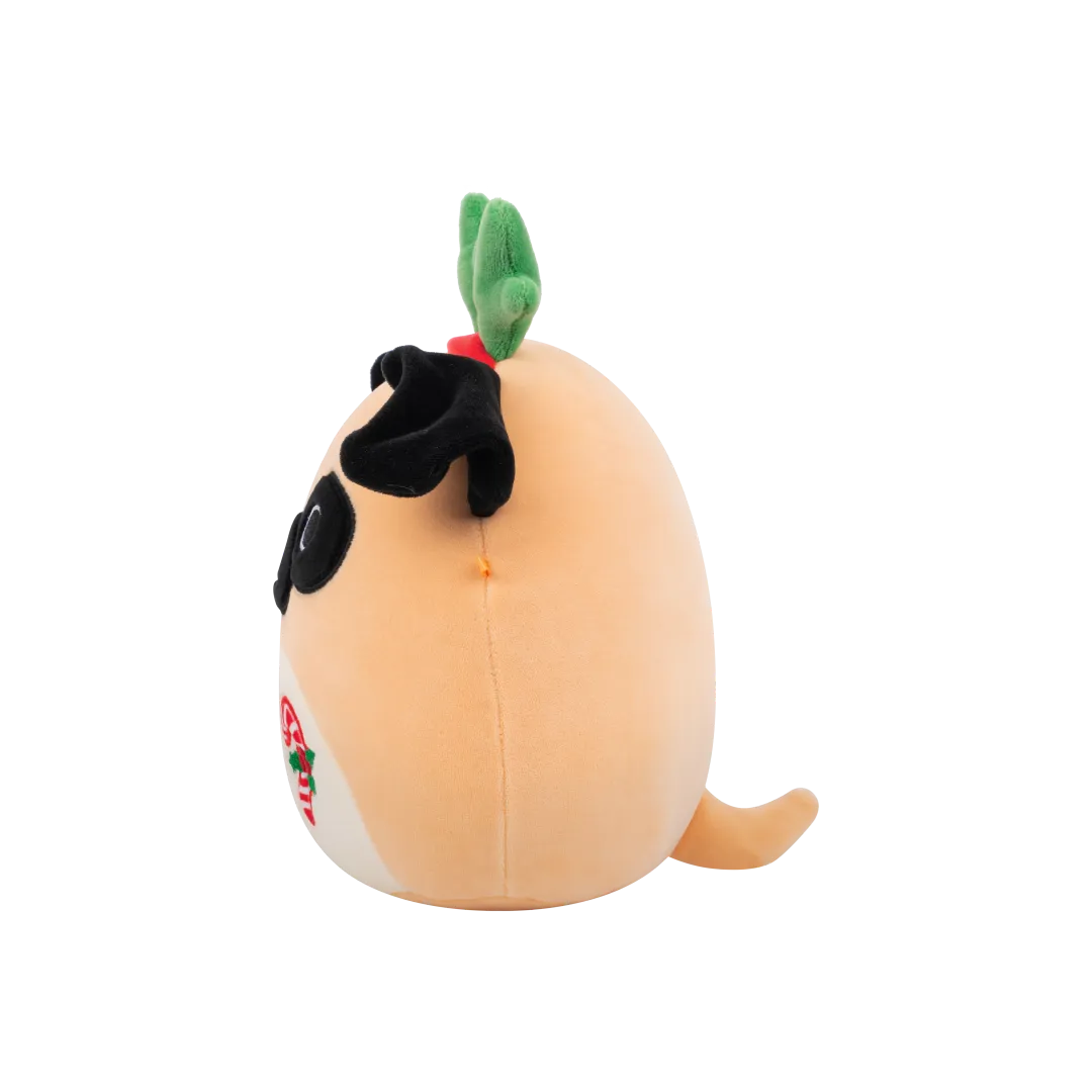 Squishmallows Prince der braune Mops mit weißem Bauch, 20 cm - Image 2