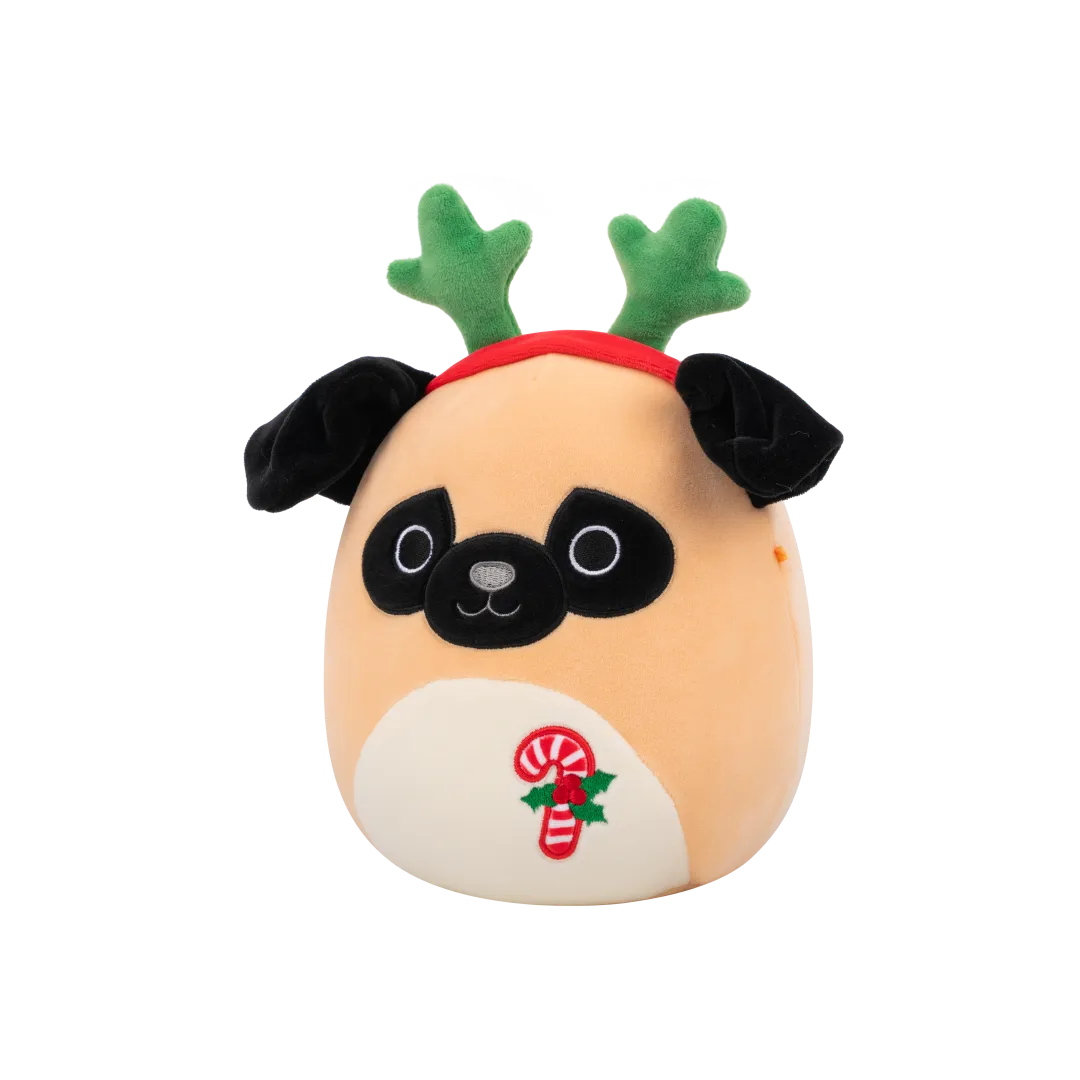 Squishmallows Prince der braune Mops mit weißem Bauch, 20 cm - Image 3